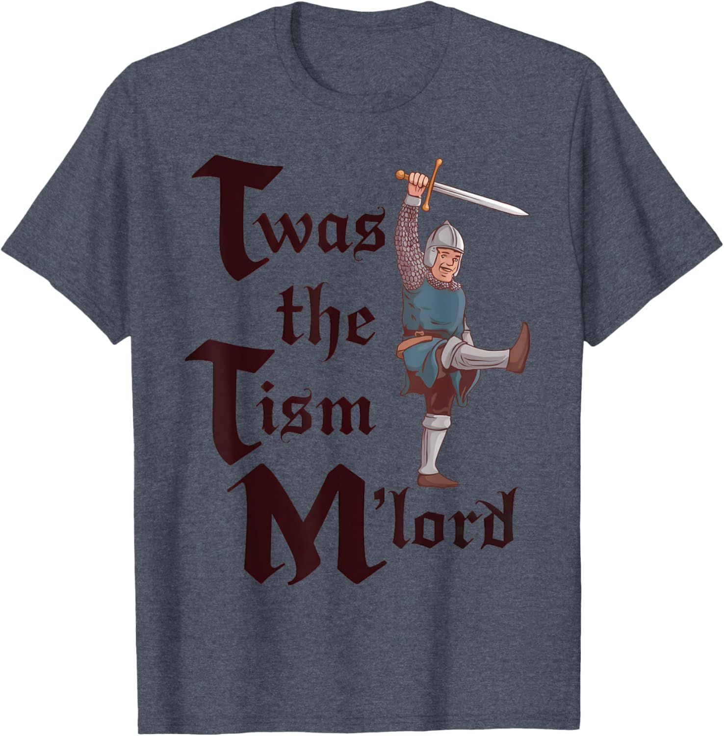 Funny Autism Awareness T-Shirt Twas The Tism M Lord for Supportive Style - 2