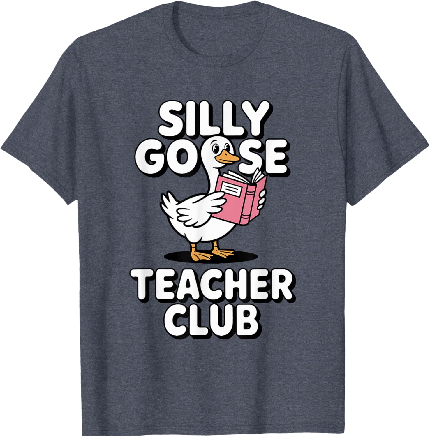 Silly Goose Teacher Club Fun Back to School Humor T-Shirt for Educators - 9