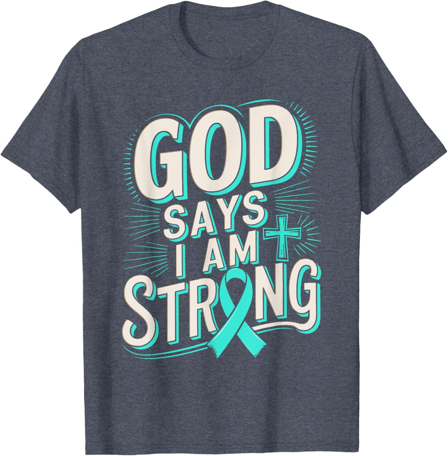 God Says I'm Strong Survivor Dysautonomia Awareness T-Shirt for Supporters - 20