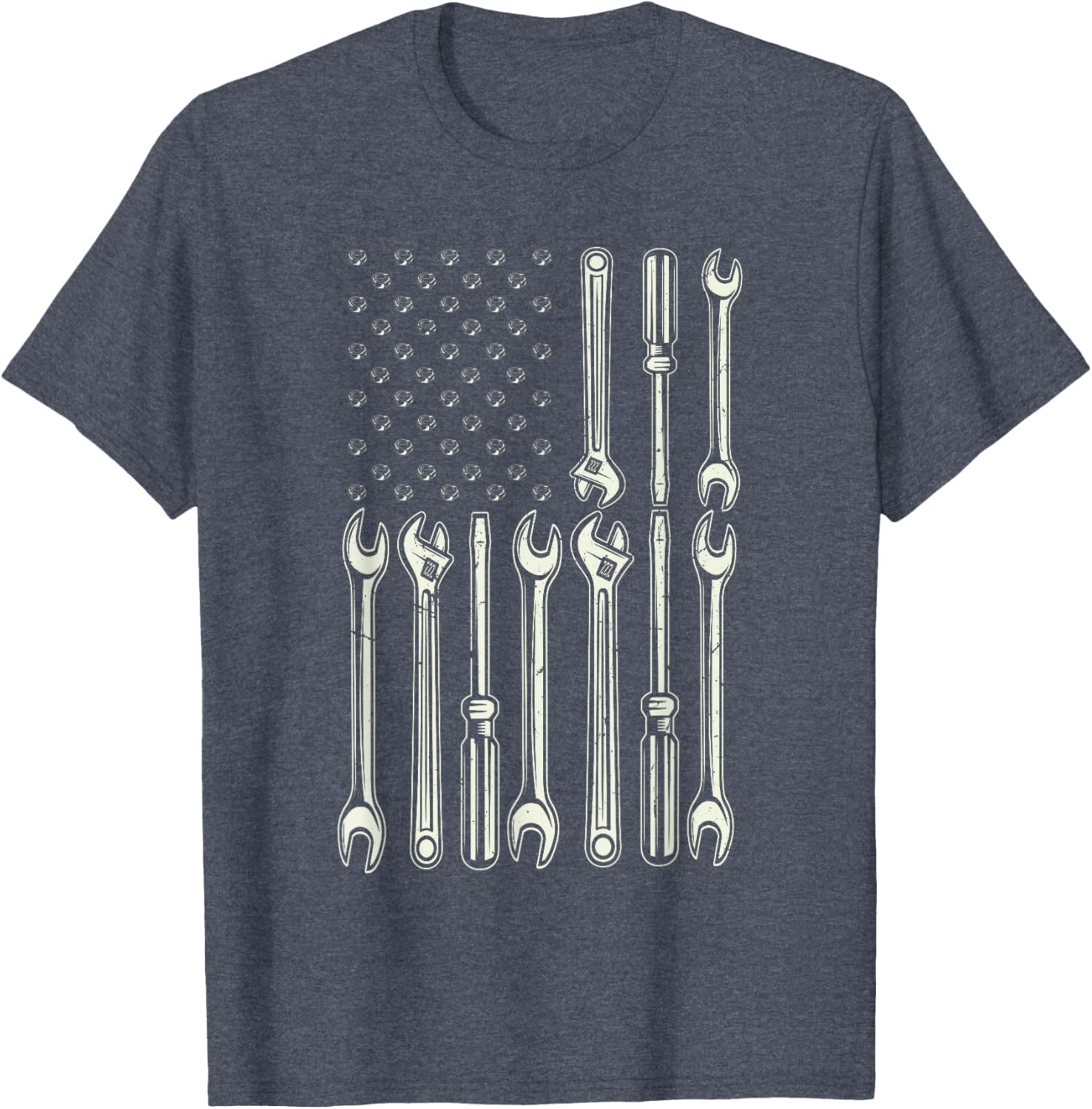 Patriotic Mechanic USA Flag T-Shirt for Men - Perfect Gift for Gearheads - 6