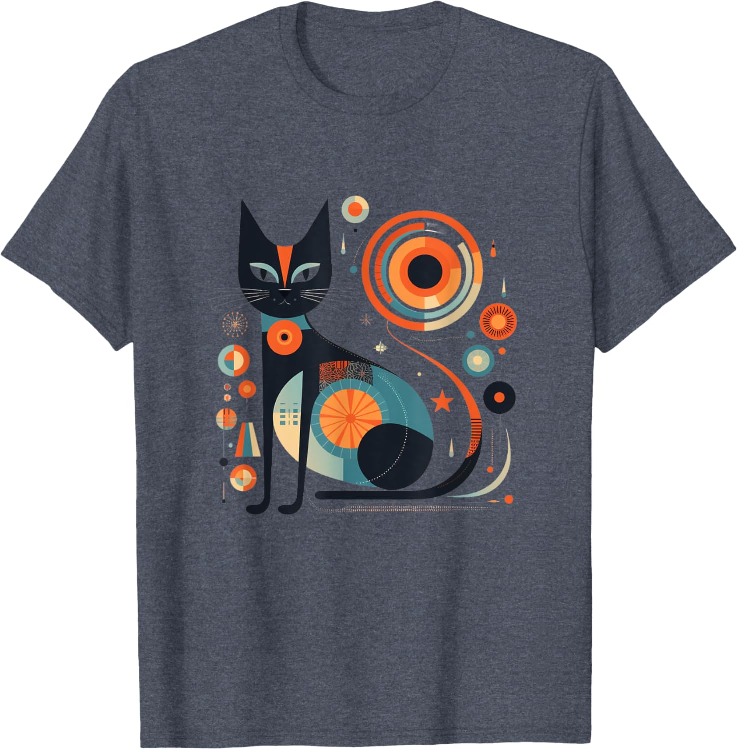 Vintage Retro Atomic Cat T-Shirt for Men, Women, and Kids - 5