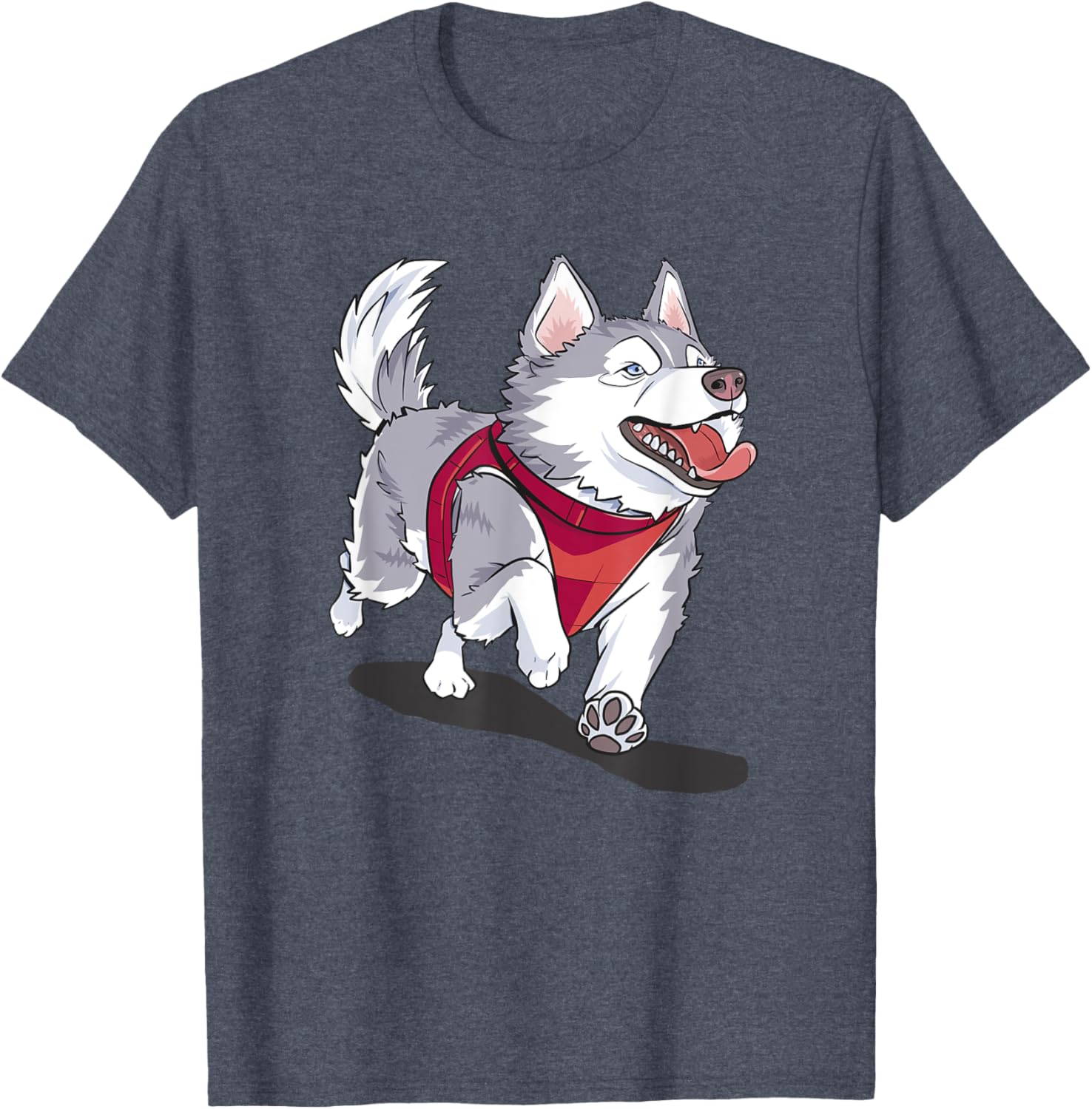 Iditarod Race Siberian Husky Mushing T-Shirt for Dog Lovers - 1