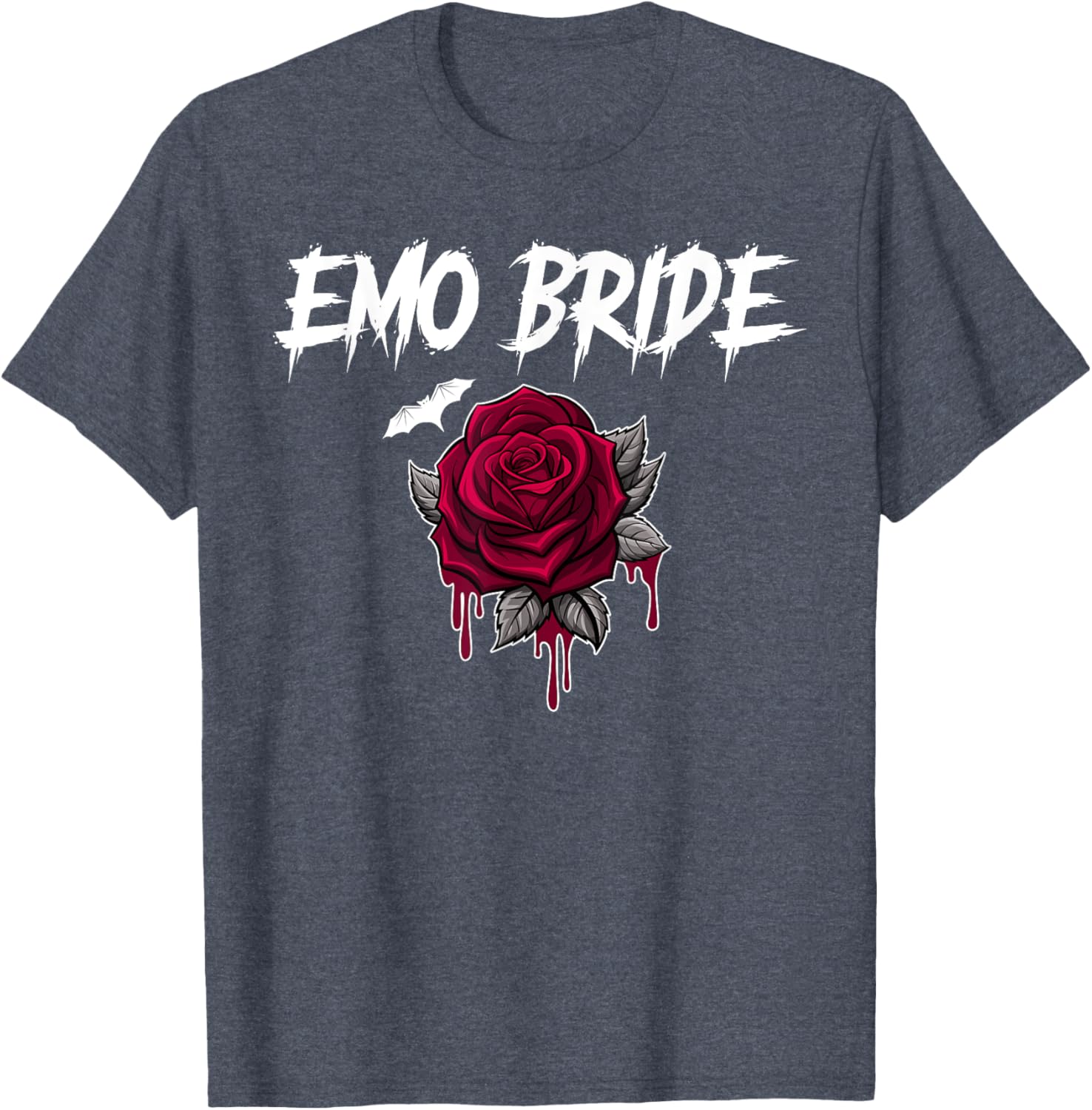 Gothic Bachelorette Matching T-Shirt for Emo Brides Future Mrs Design - 3