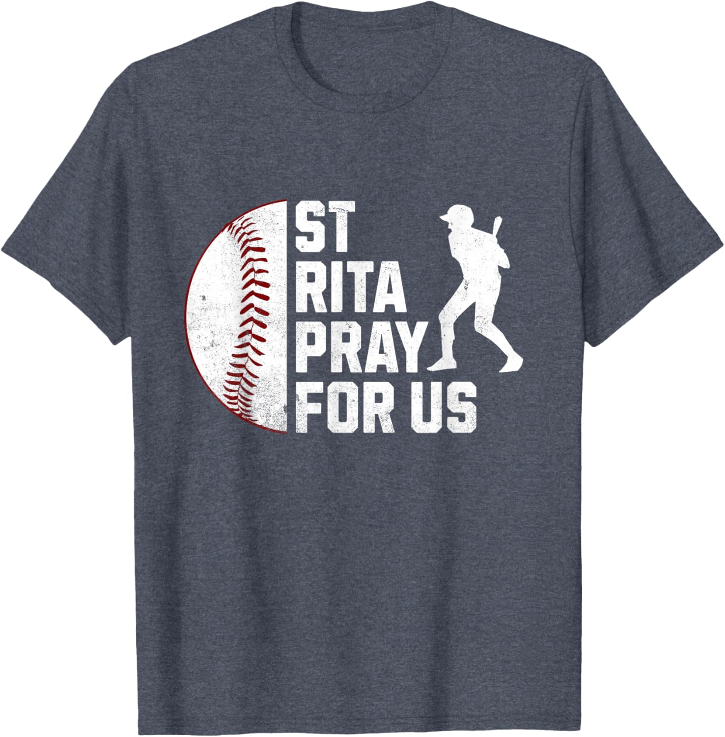 St Rita of Cascia Baseball Batter Patron Saint T-Shirt for Sports Lovers - 20