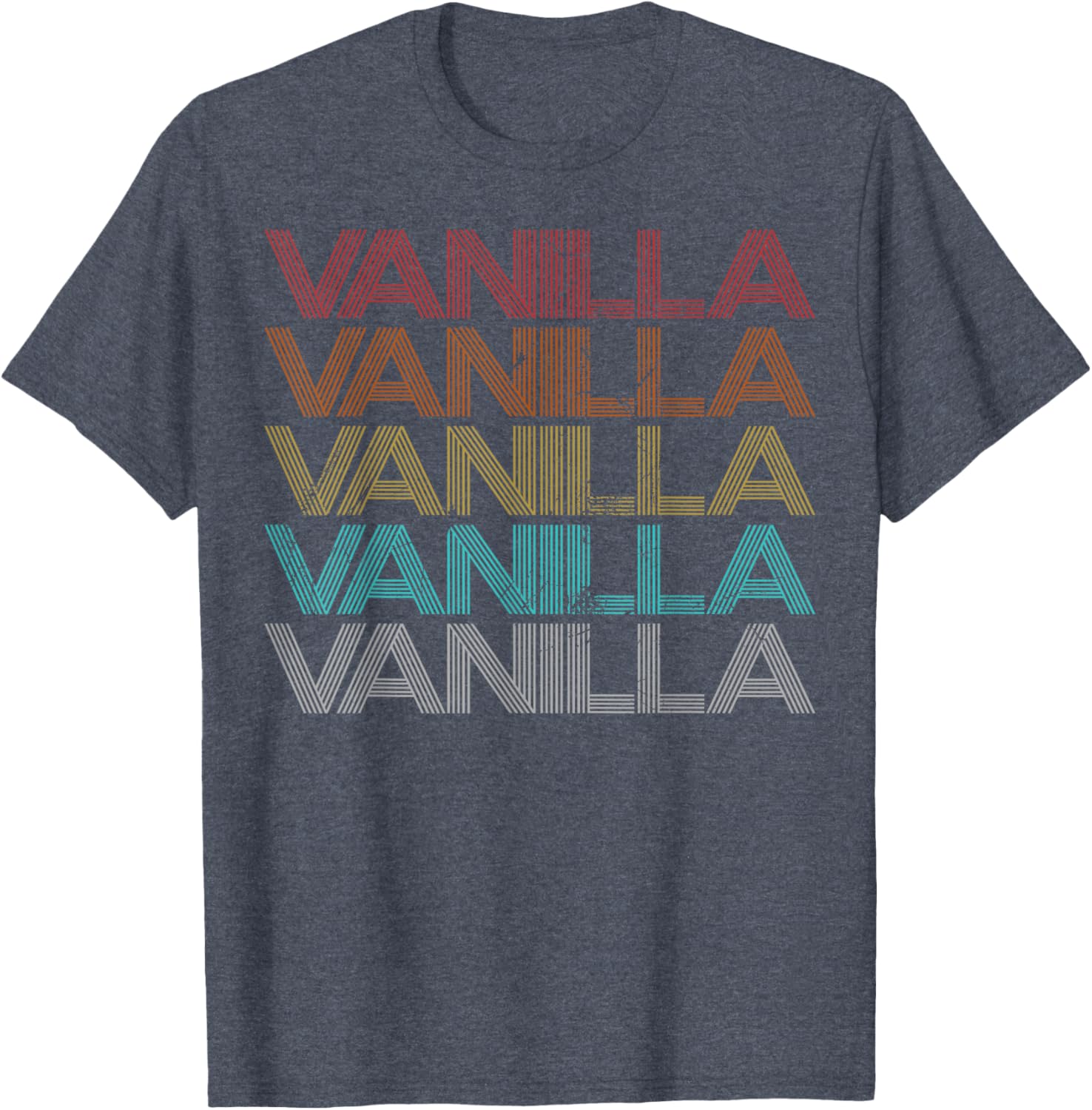Retro Vintage Vanilla T-Shirt for Trendy Casual Style and Comfort - 12