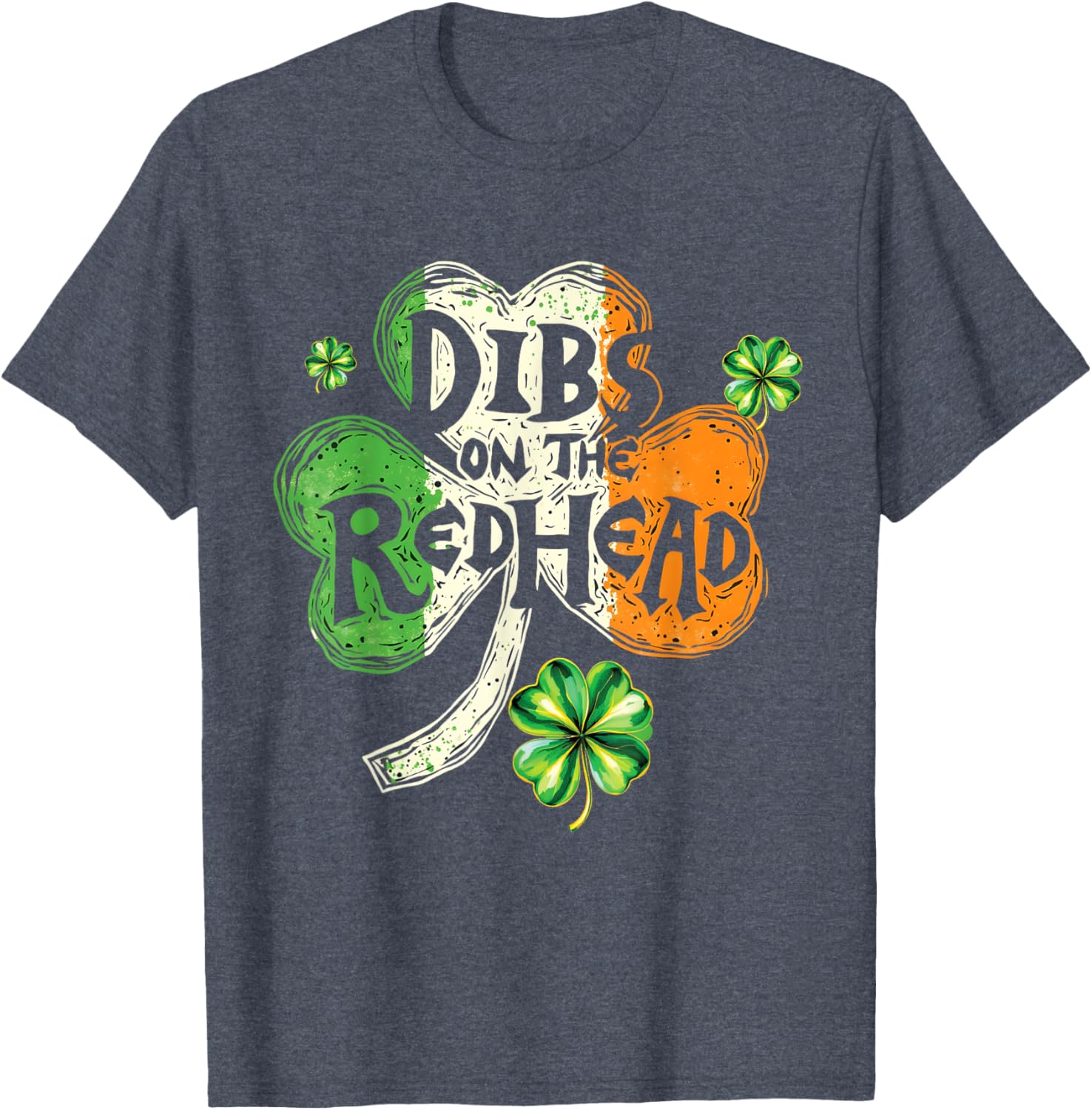 Dibs on the Redhead St Patrick's Day Shamrock T-Shirt for Women - 21