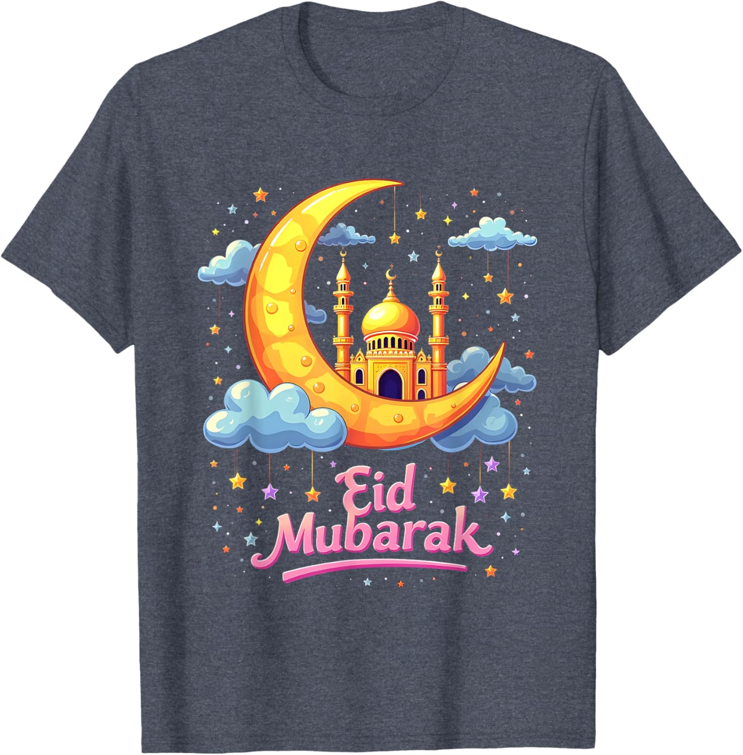 Mubarak Kareem Eid Al-Fitr T-Shirt for Happy Ramadan 2025 Celebrations - 2