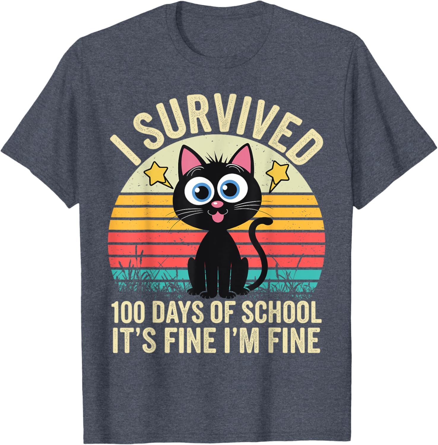 I Survived 100 Days of School T-Shirt for Kids - Fun and Stylish! - 3