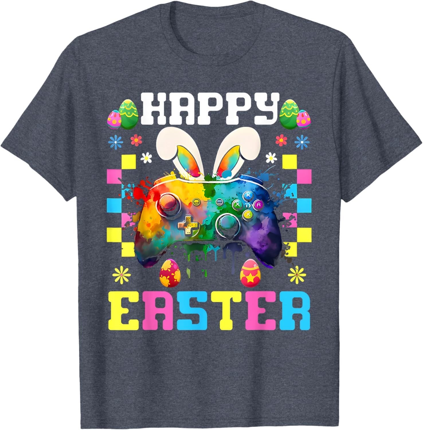 Easter Bunny Gamer T-Shirt for Boys and Girls Fun Video Game Apparel - 4