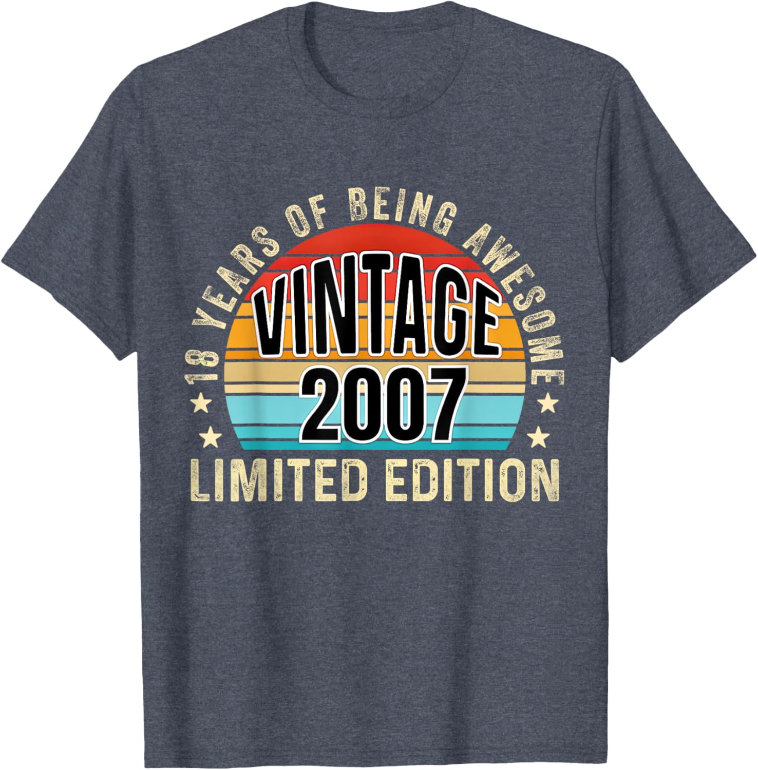 Vintage 2007 Limited Edition 18th Birthday T-Shirt for Celebrations - 13