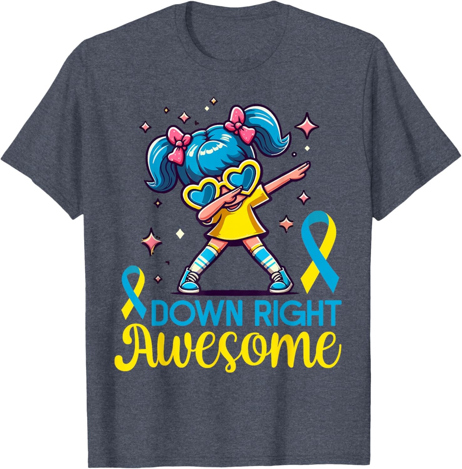 Down Syndrome Awareness Day Awesome Girls Women's T-Shirt for Support - 15