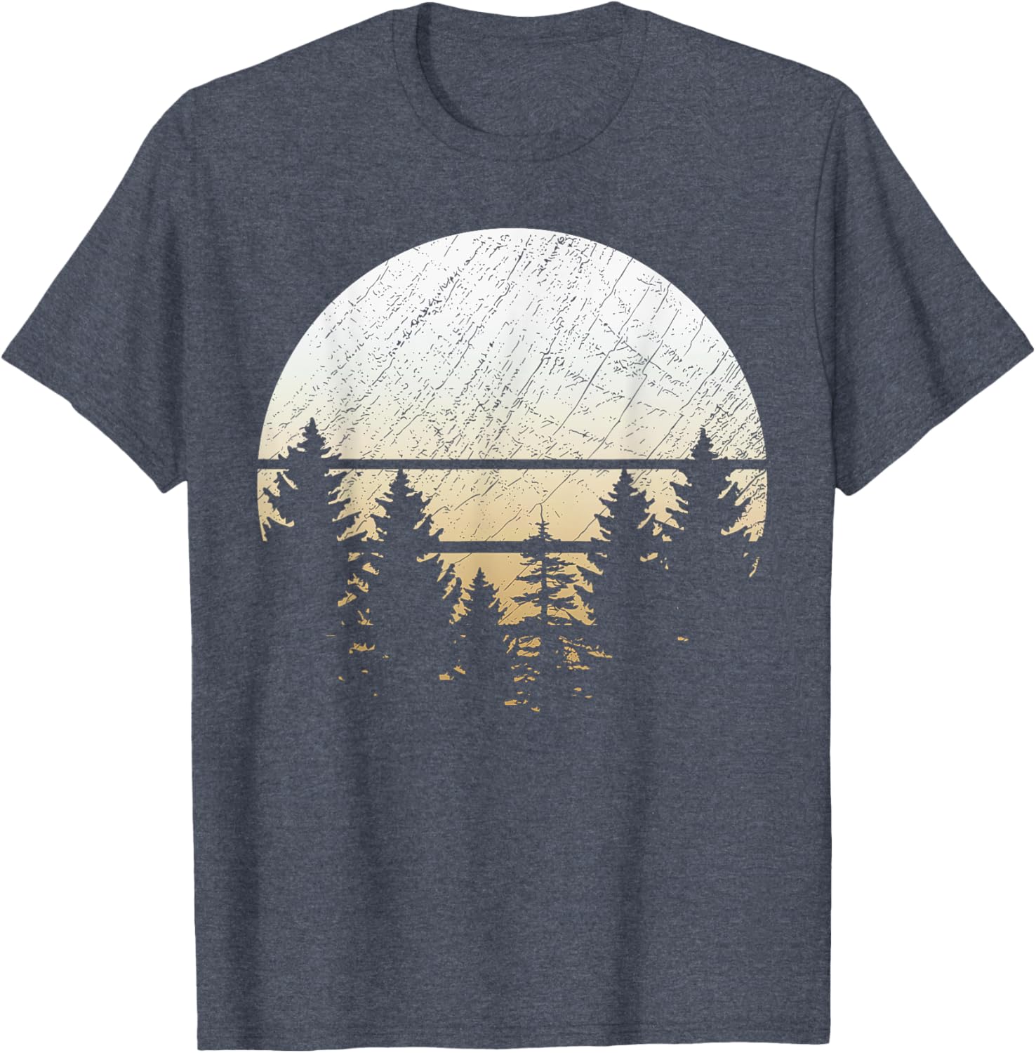 Retro Wildlife Trees Hiking T-Shirt for Nature Lovers and Adventurers - 13