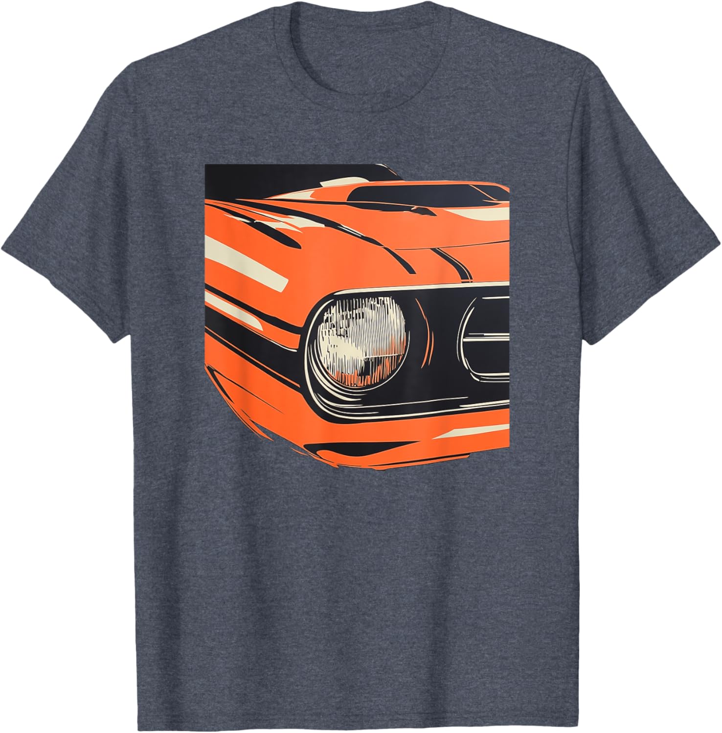 1970 Hemi Muscle Car Cuda T-Shirt for Classic Car Enthusiasts - 5