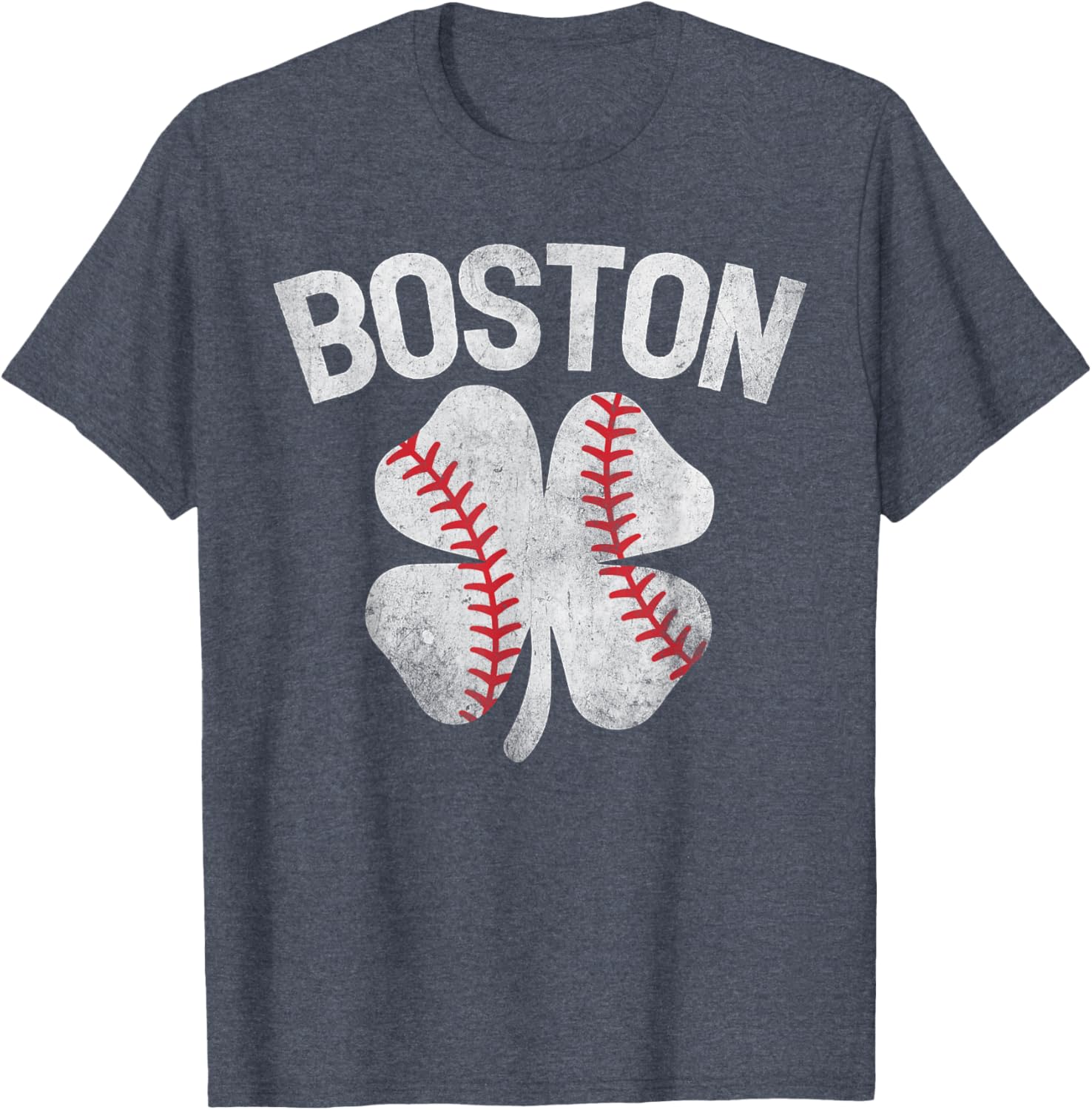 Boston St Patrick's Day Shamrock Clover Baseball T-Shirt for Celebrations - 20