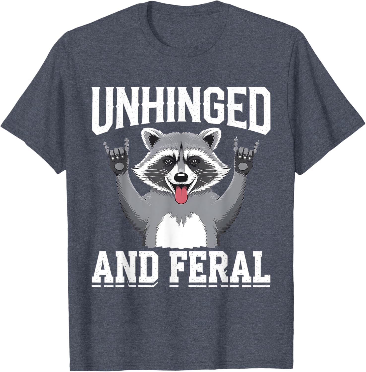 Feral Raccoon Retro Chaos Vibes T-Shirt for Fun and Stylish Outfits - 21
