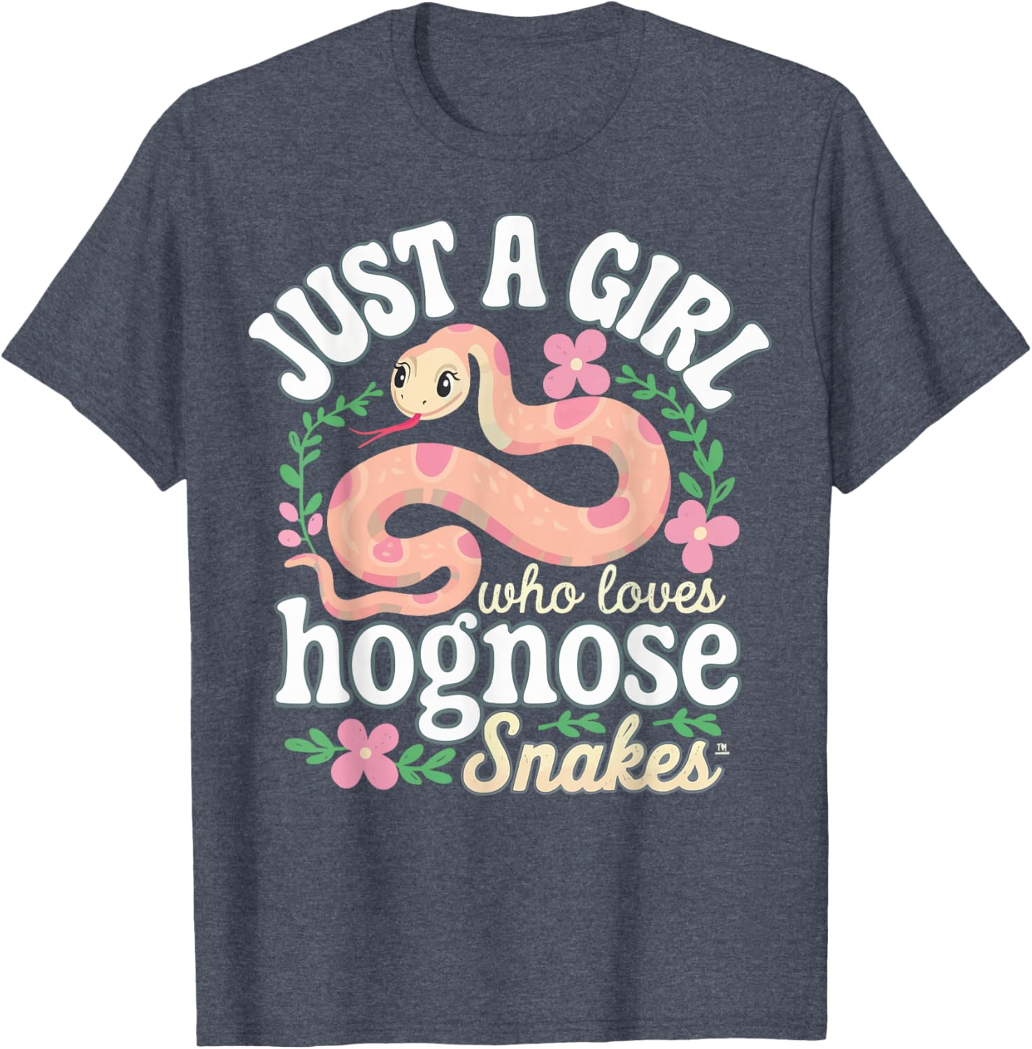 Just A Girl Who Loves Hognose Snakes Tee Shirt for Snake Lovers - 2
