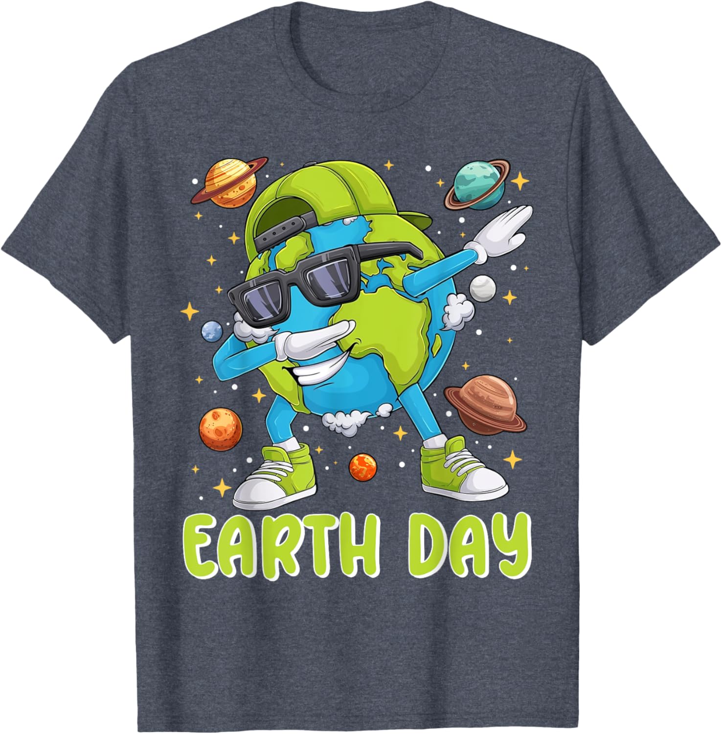 Cute Dabbing Earth Day 2025 T-Shirt for Kids and Toddlers - 10