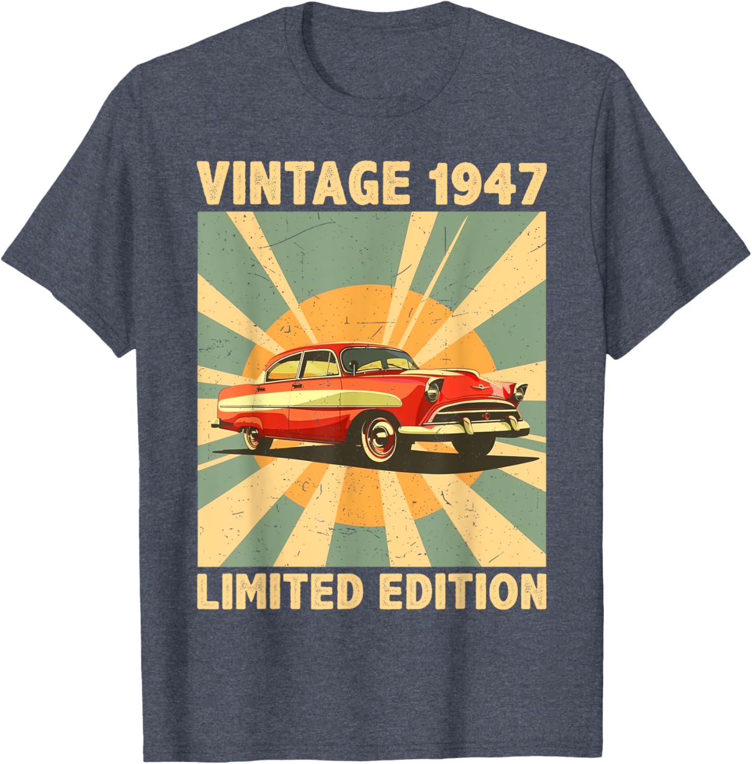 Funny 78th Birthday T-Shirt Retro 80's 1947 Vintage Style Gift Idea - 11