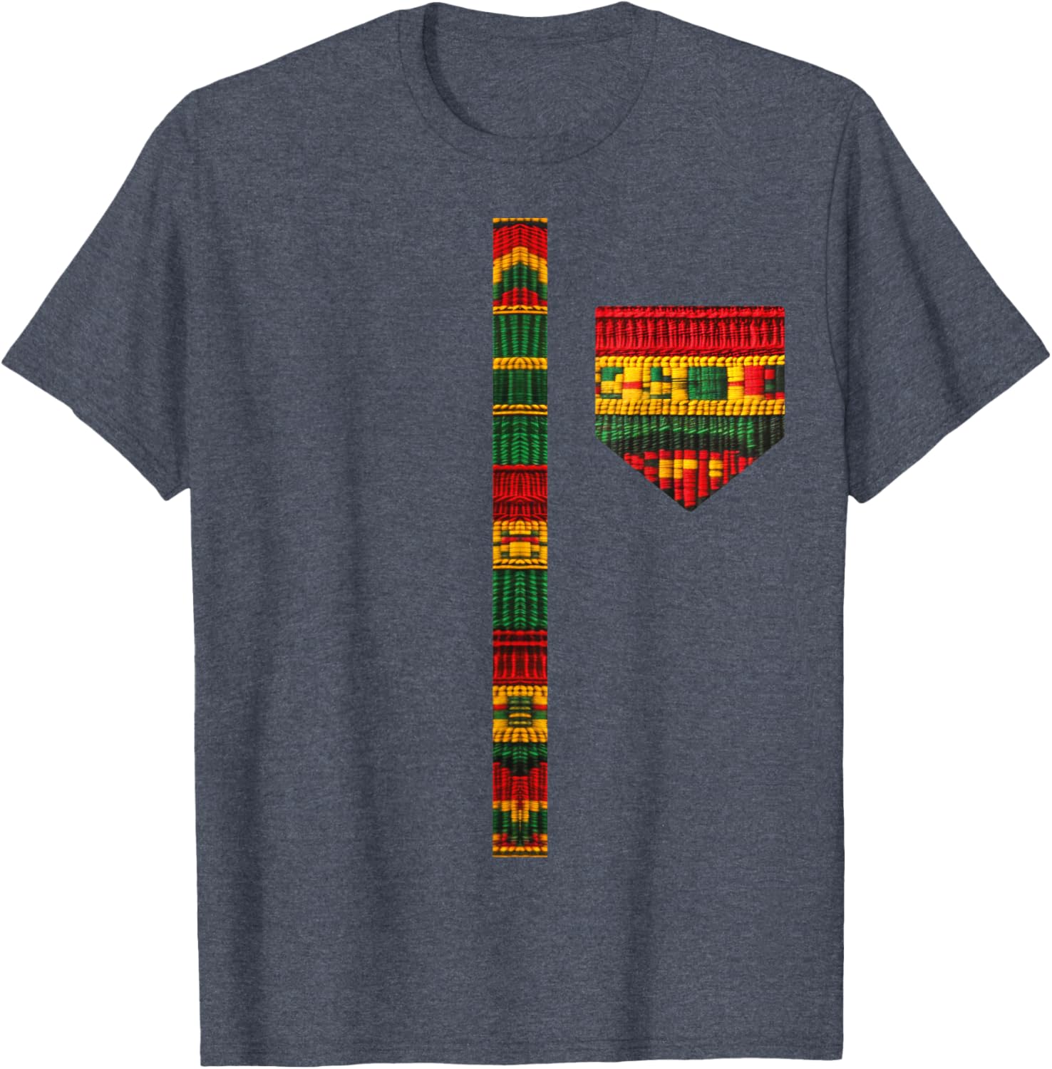 Stylish African Print Dashiki Kente Art T-Shirt for Men and Boys - 3