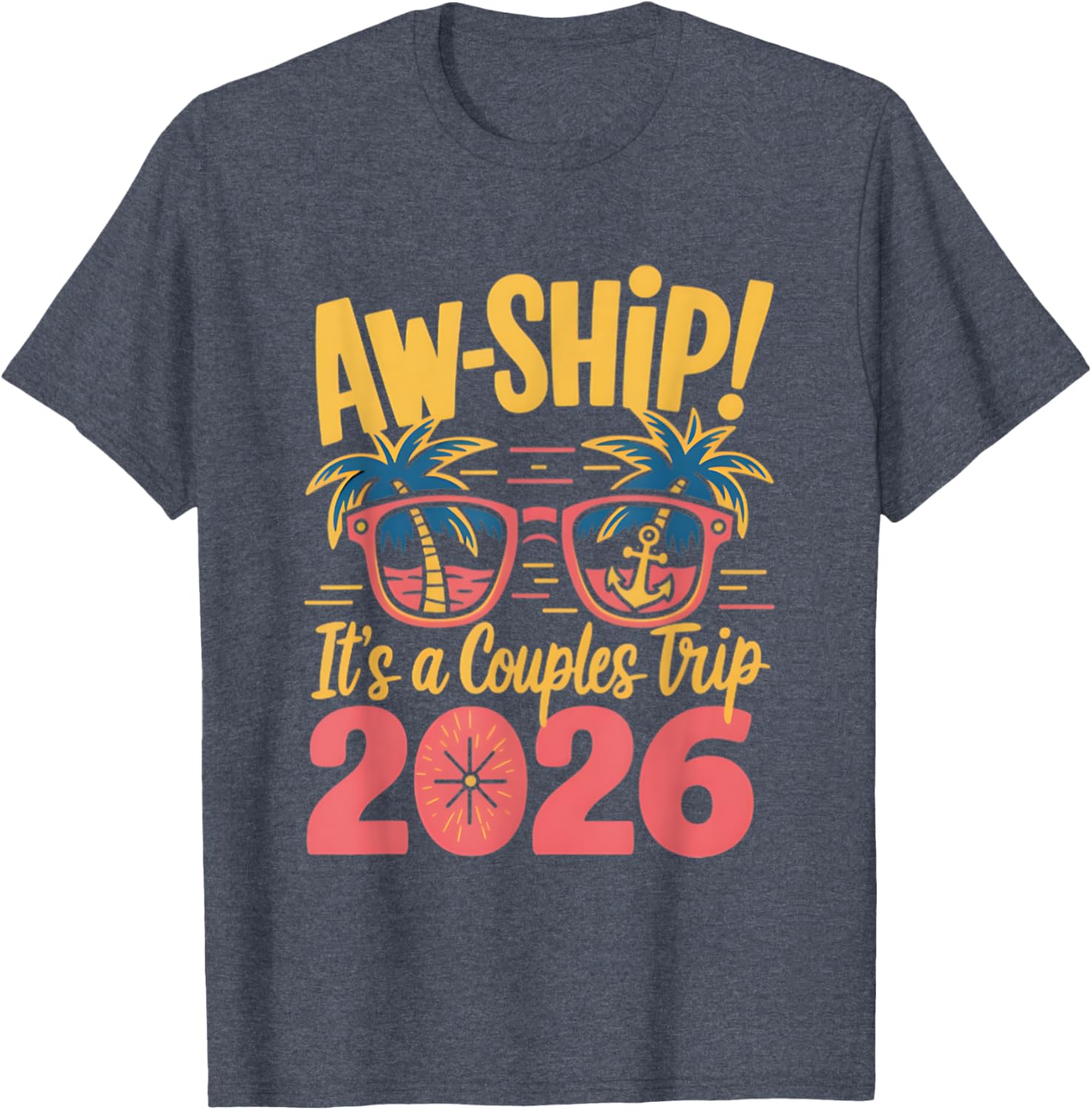 Couples Trip Cruise T-Shirt 2026 Fun Vacation Apparel for Couples - 8