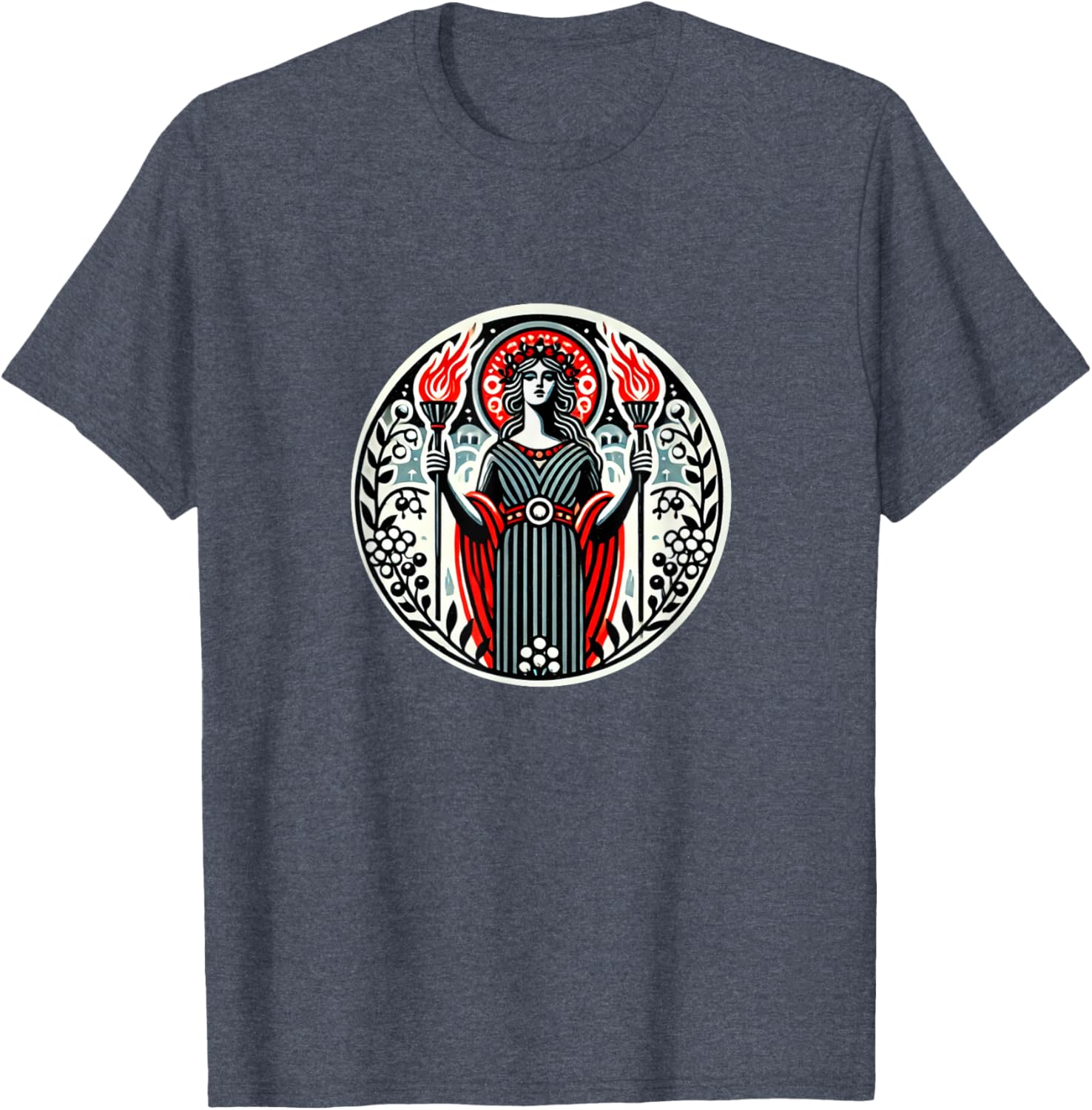Hecate Goddess Illustration Crone T-Shirt for Unique Style Lovers - 6
