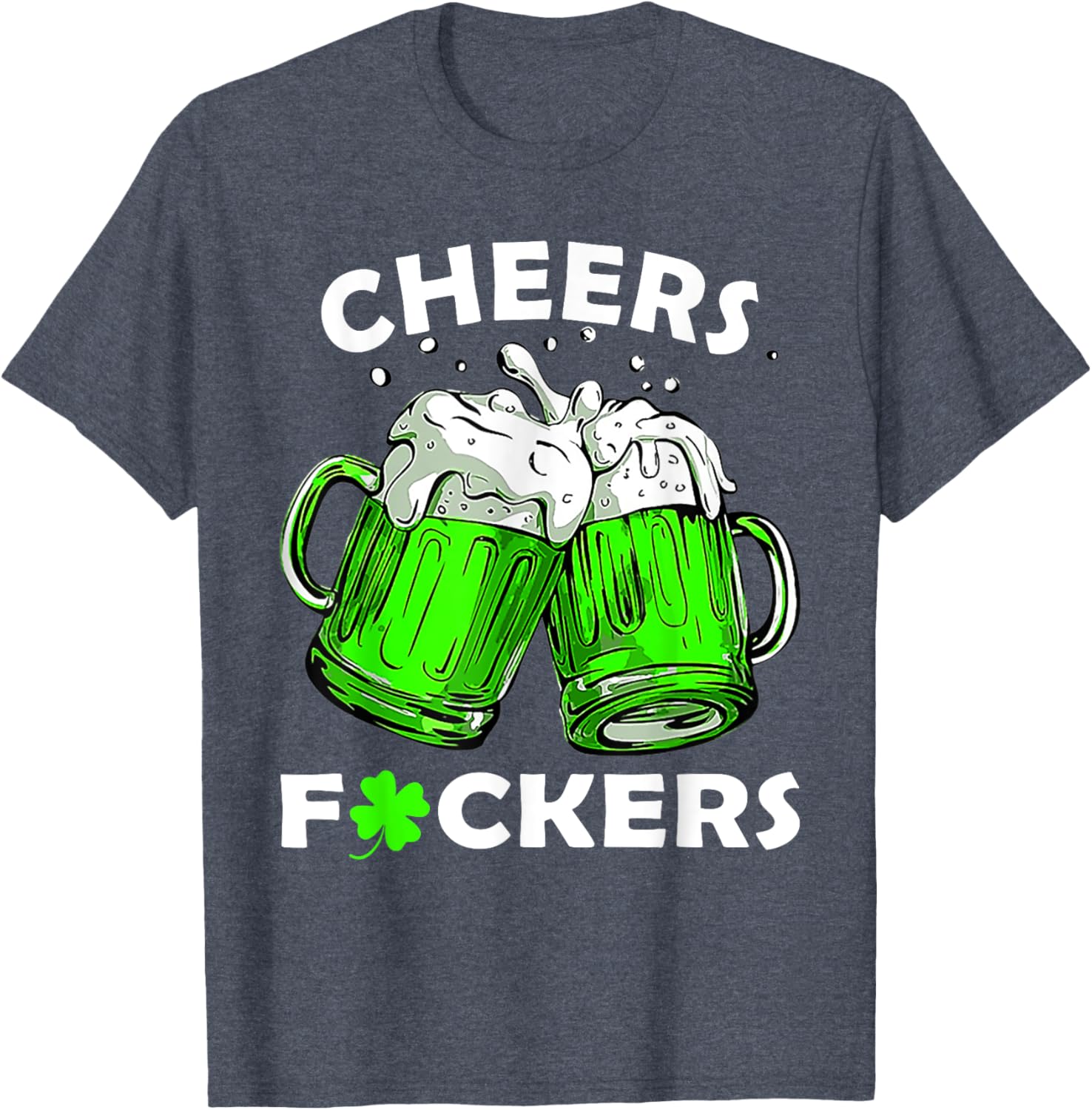 Cheers T-Shirt for St Patrick's Day Fun With Friends and Beer - 8