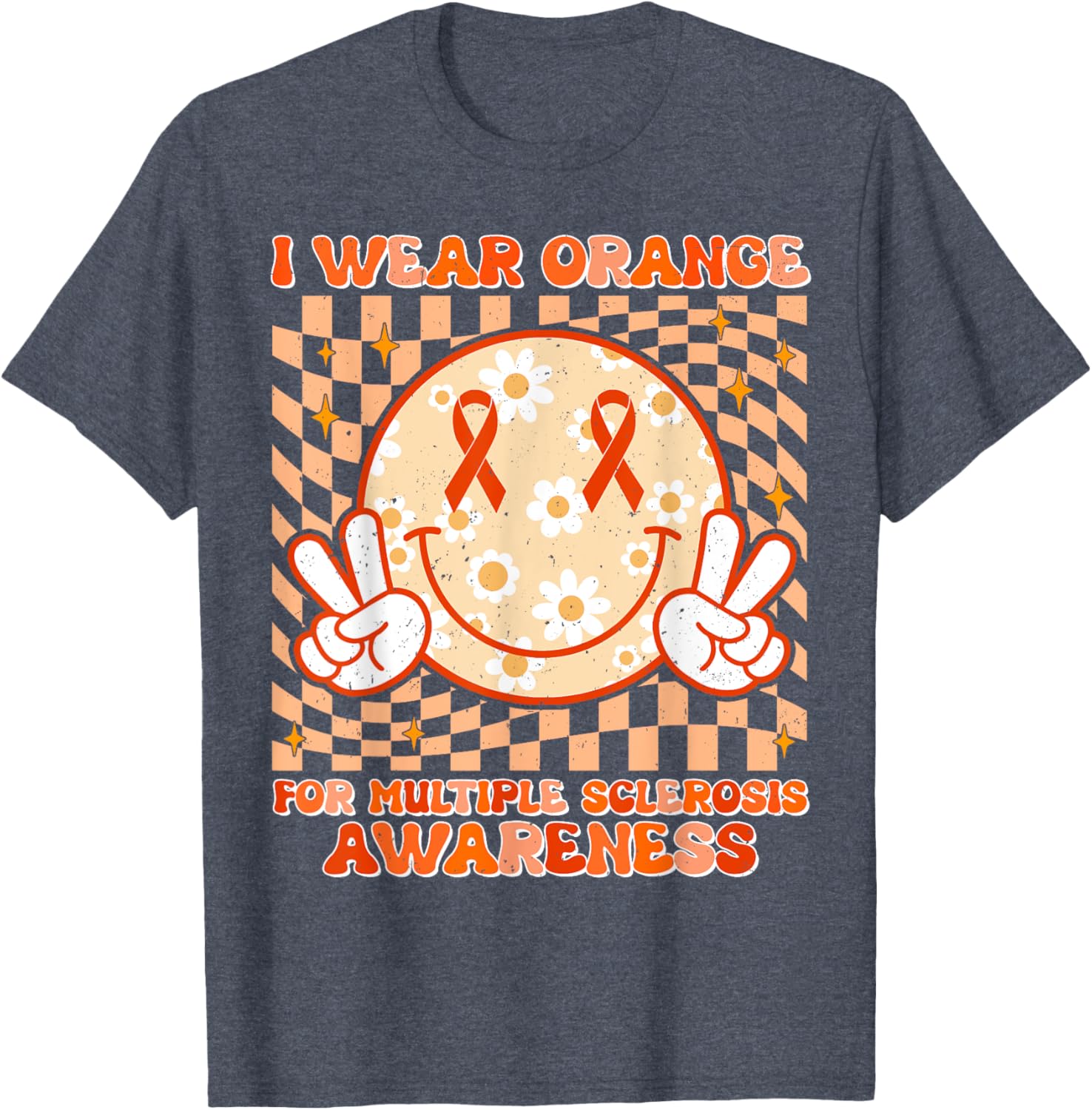 Motivation Support Multiple Sclerosis Awareness T-Shirt for MS Fighters - 3