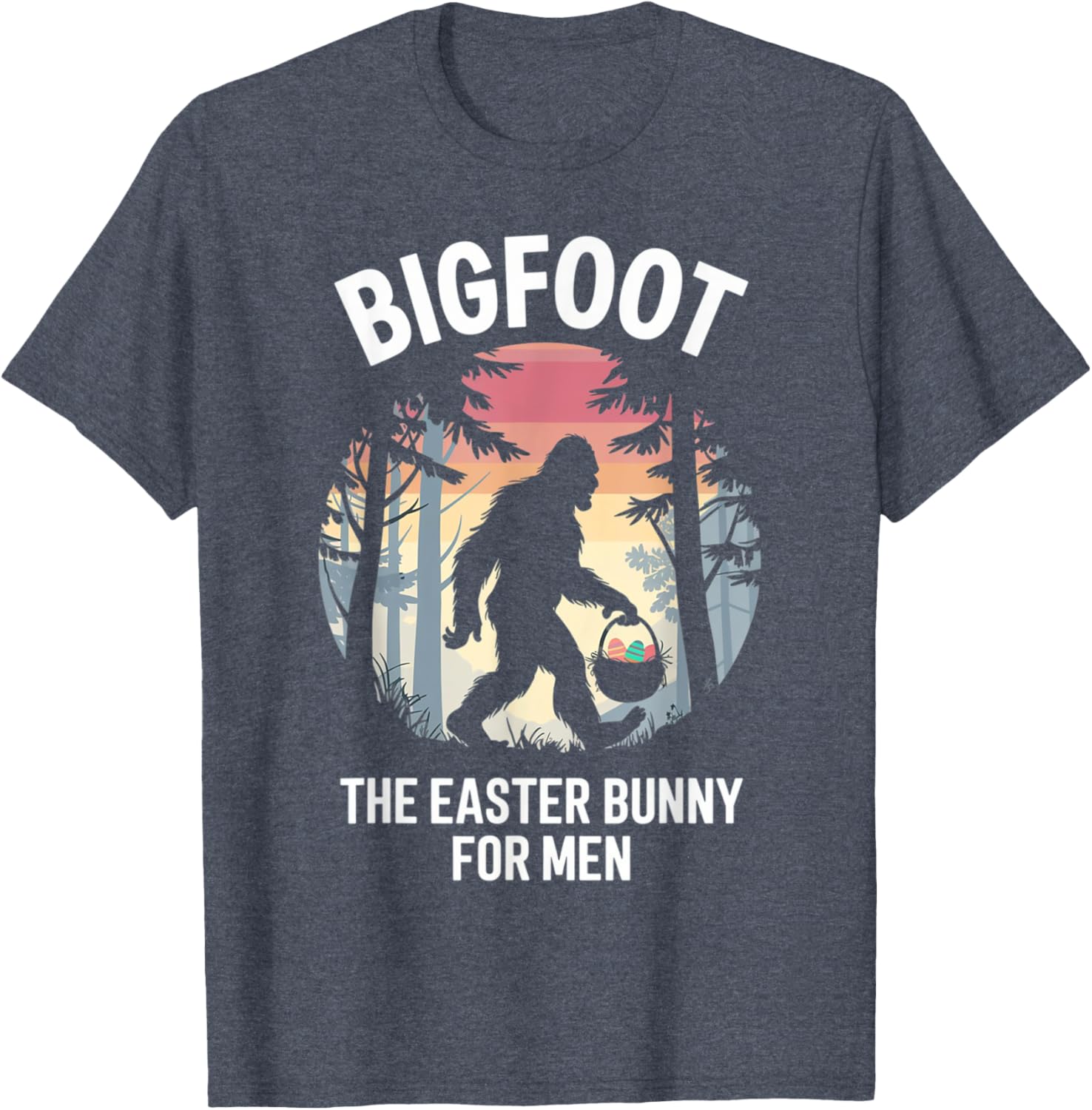 Funny Bigfoot Easter Bunny T-Shirt for Unique Holiday Style - 28