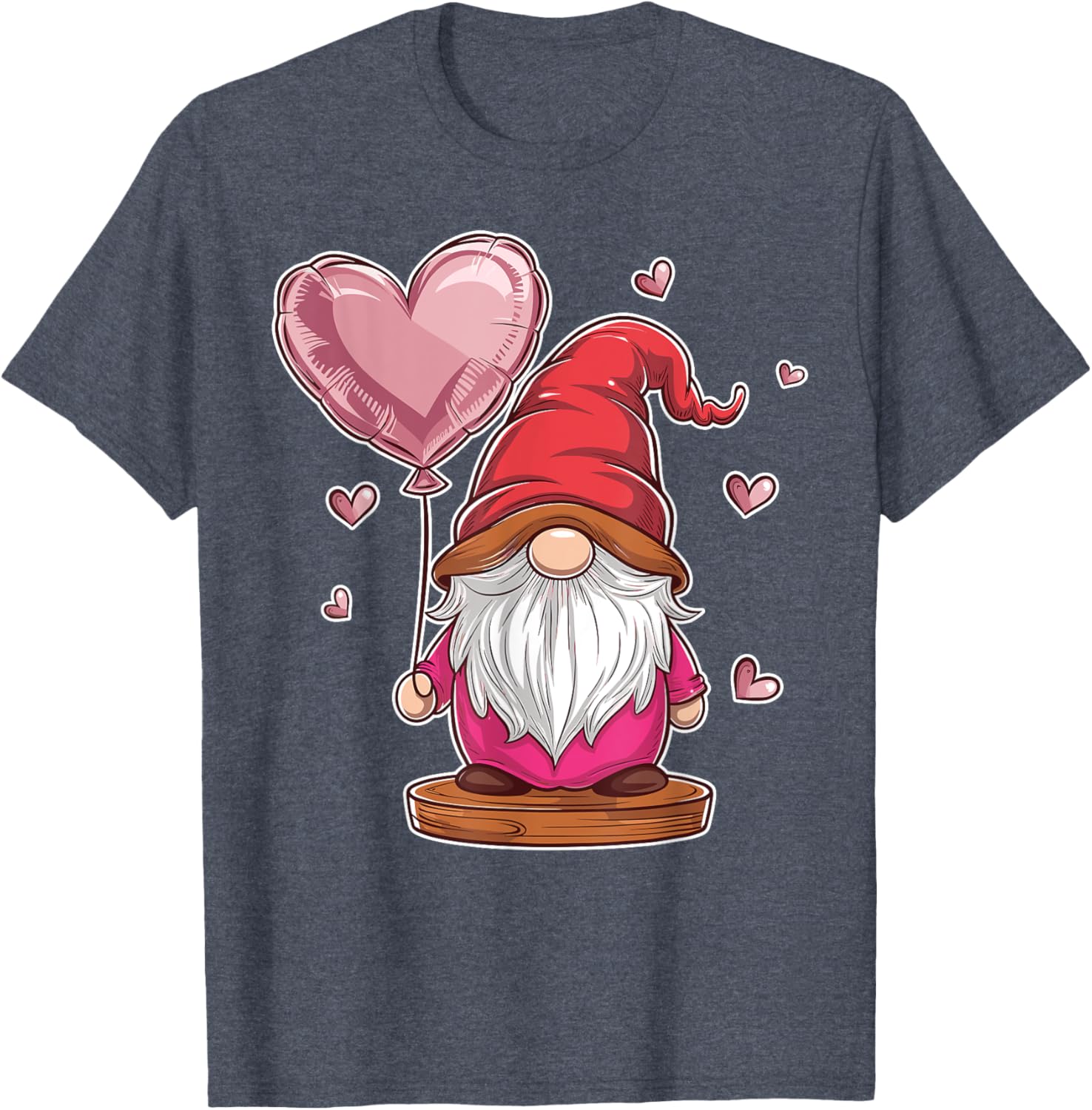 Gnome Valentine's Day Love Heart Kids T-Shirt for Fun and Style - 8