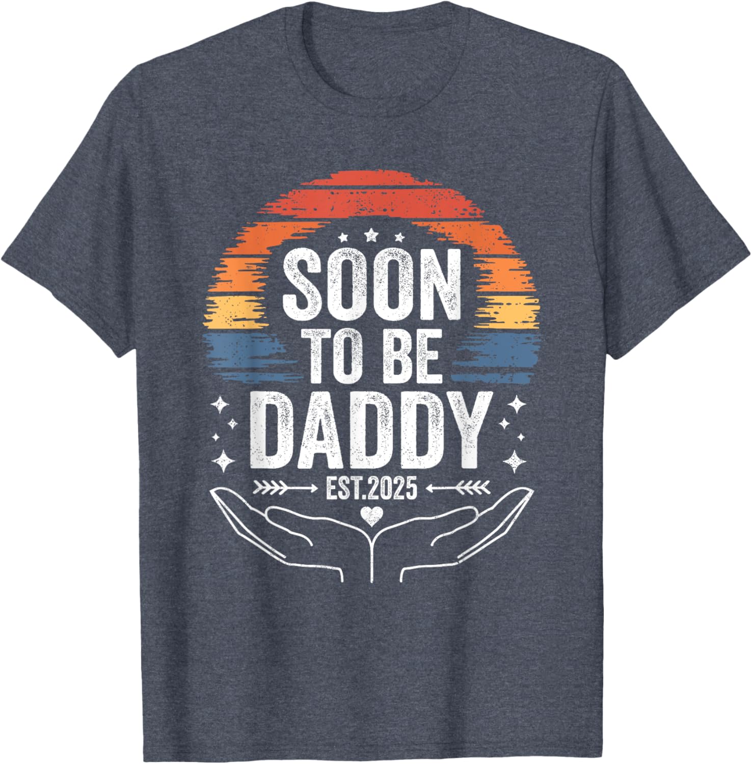 Soon To Be Daddy 2025 Pregnancy Announcement Dad T-Shirt for Him - 5