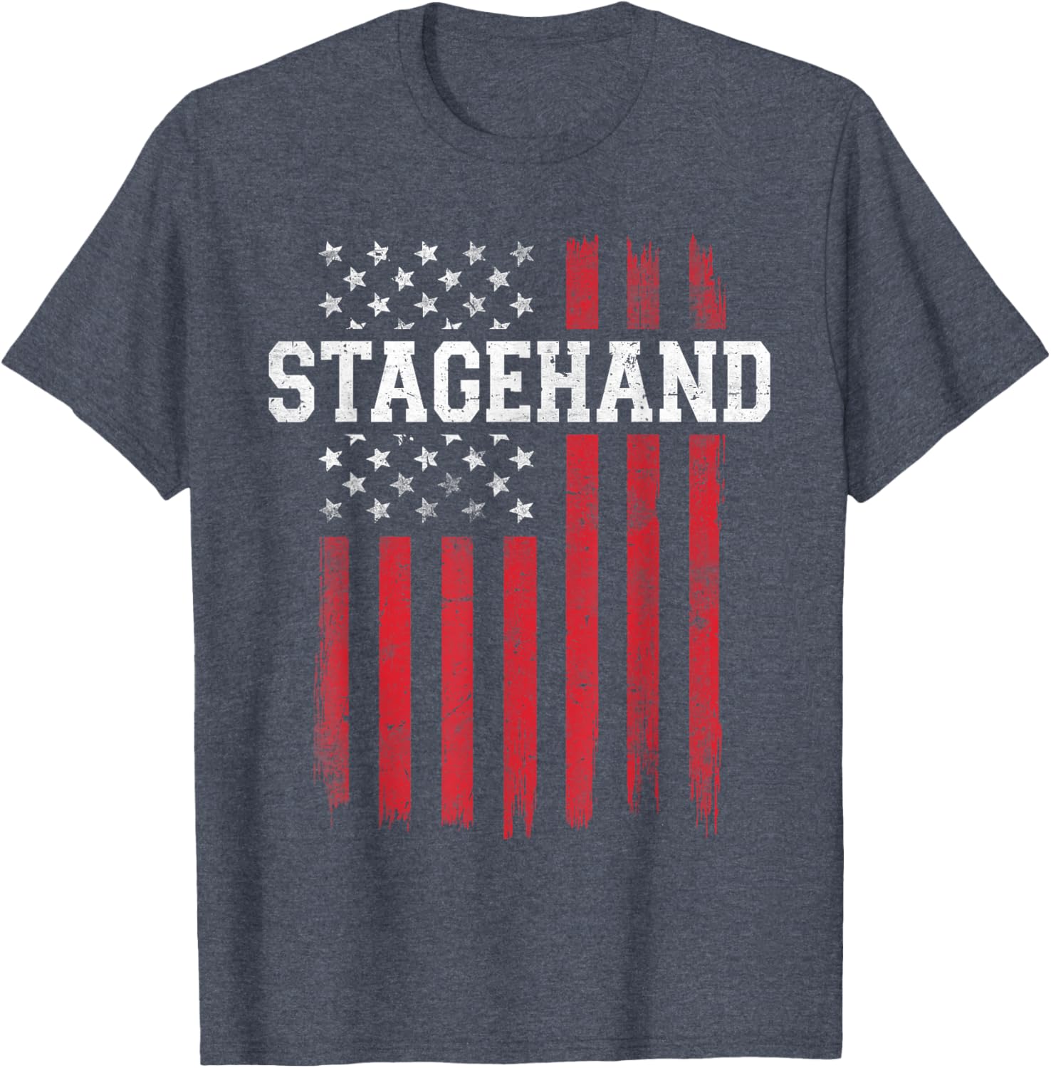 Stagehand Proud American Flag T-Shirt for Patriotic Stage Crew - 5