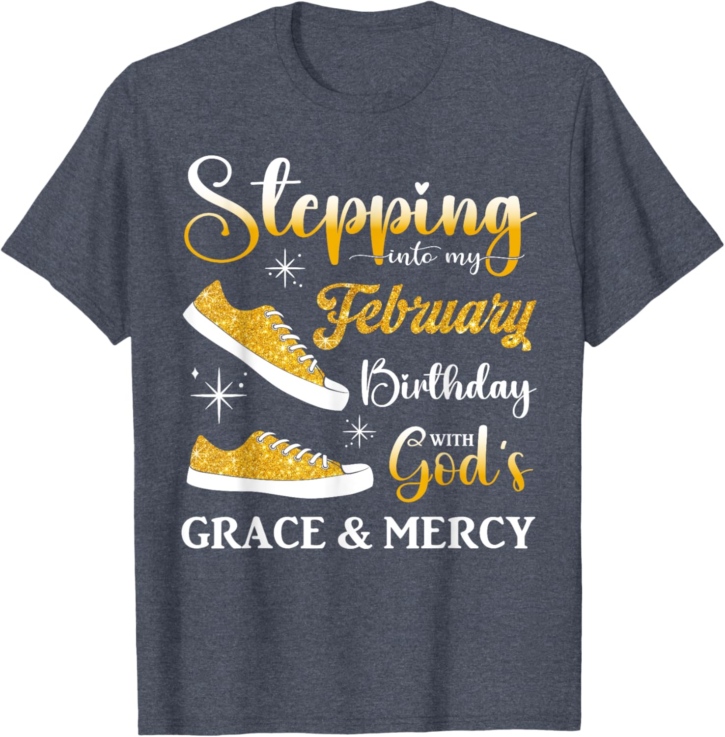 Myassil February Birthday T-Shirt for Women and Girls – Cute Bday Gift - 1