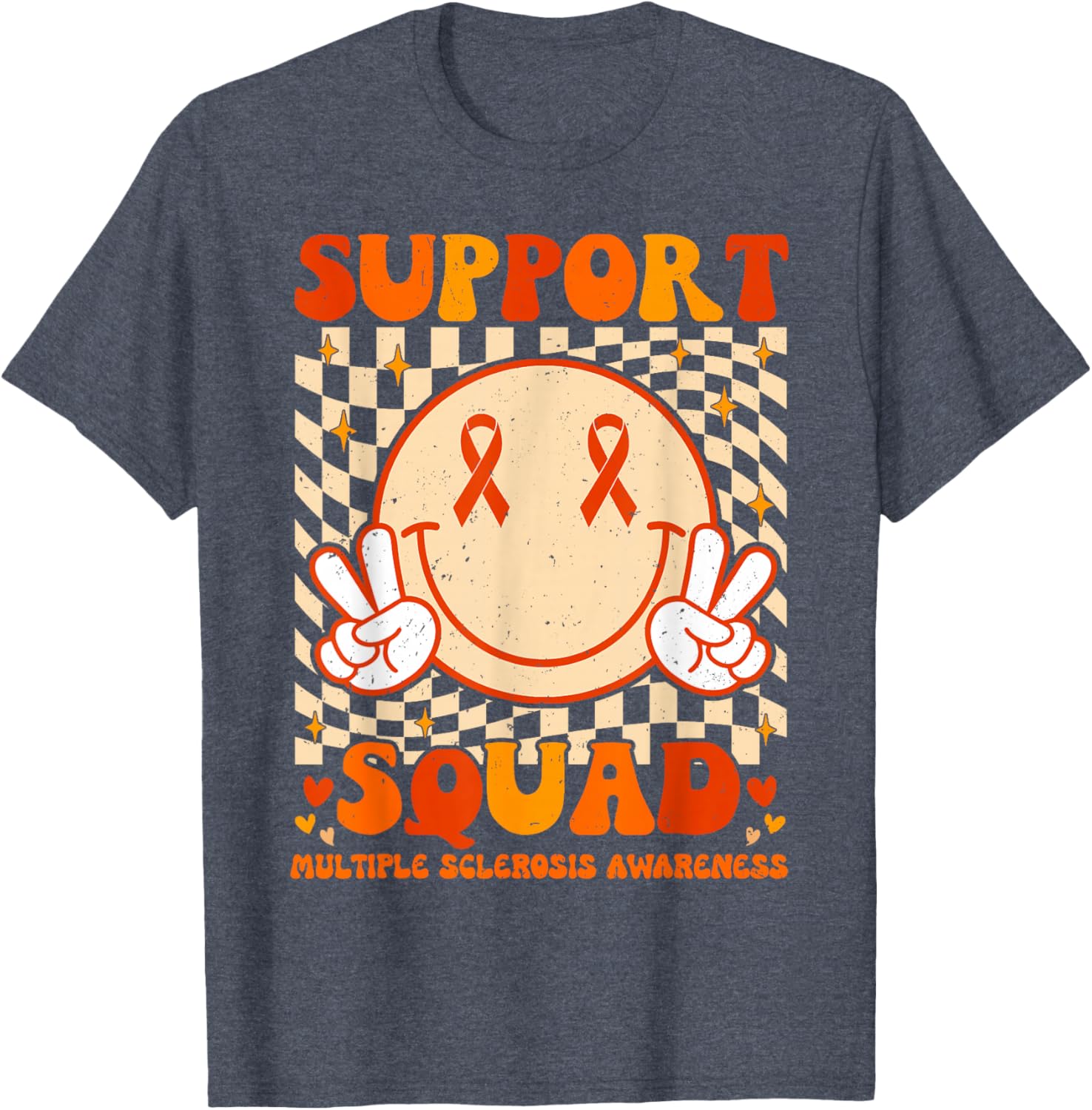 Motivation Support Multiple Sclerosis Awareness T-Shirt for MS Warriors - 15