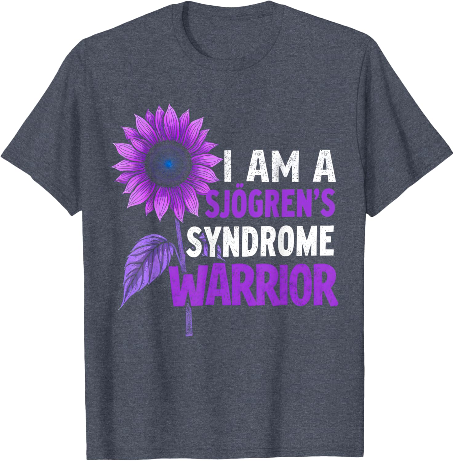 Sjögren's Syndrome Awareness Sunflower Warrior T-Shirt for Support - 5
