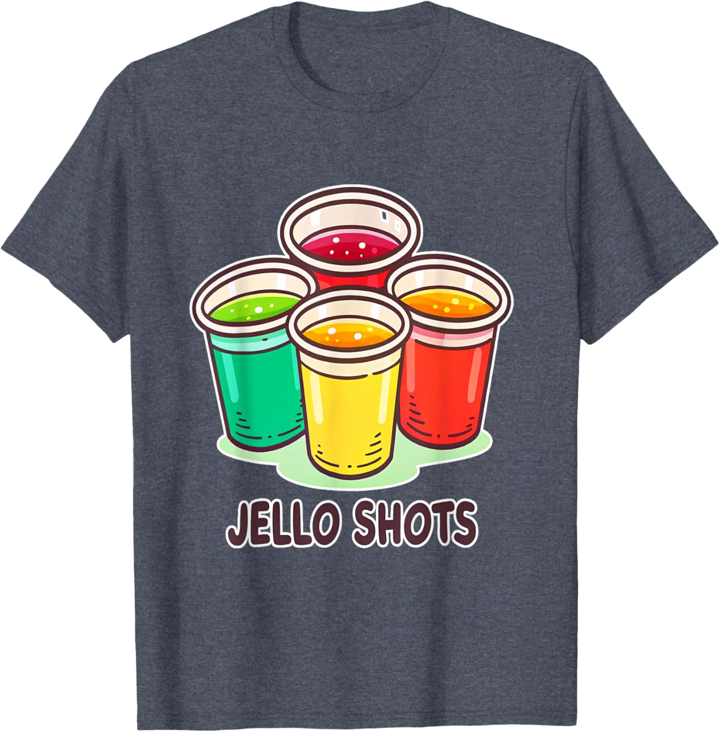 Colorful Jello Shots Party T-Shirt for Fun Celebrations and Events - 25
