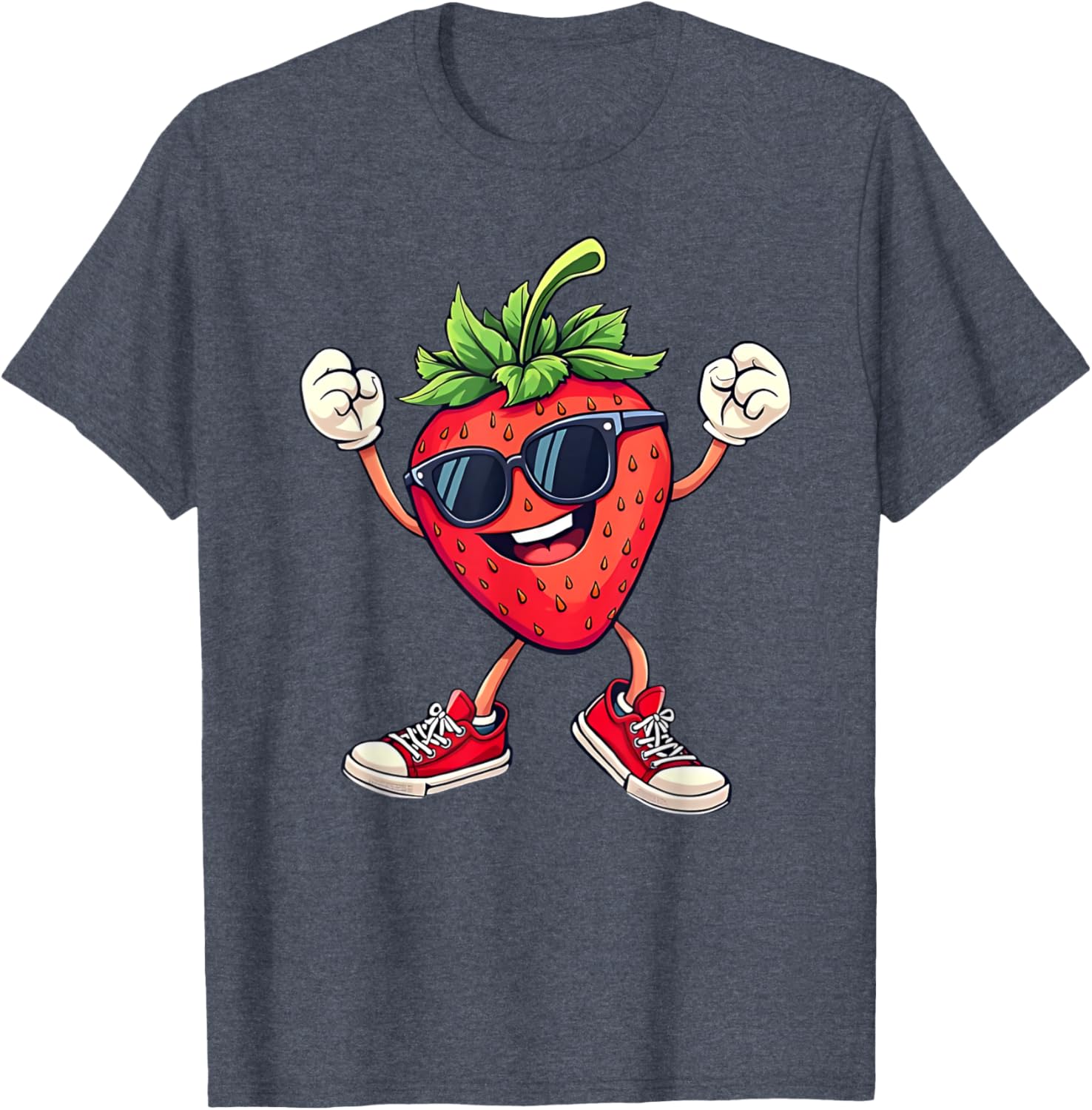 Fun Partying Strawberry Costume T-Shirt for Kids Boys and Girls - 20