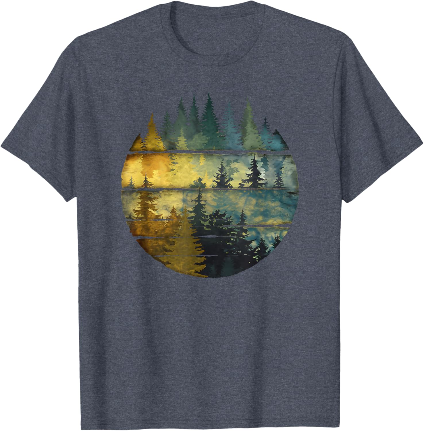 Dibble Dabble Designs Grey Outdoor Nature Graphic T-Shirt for All Ages - 8