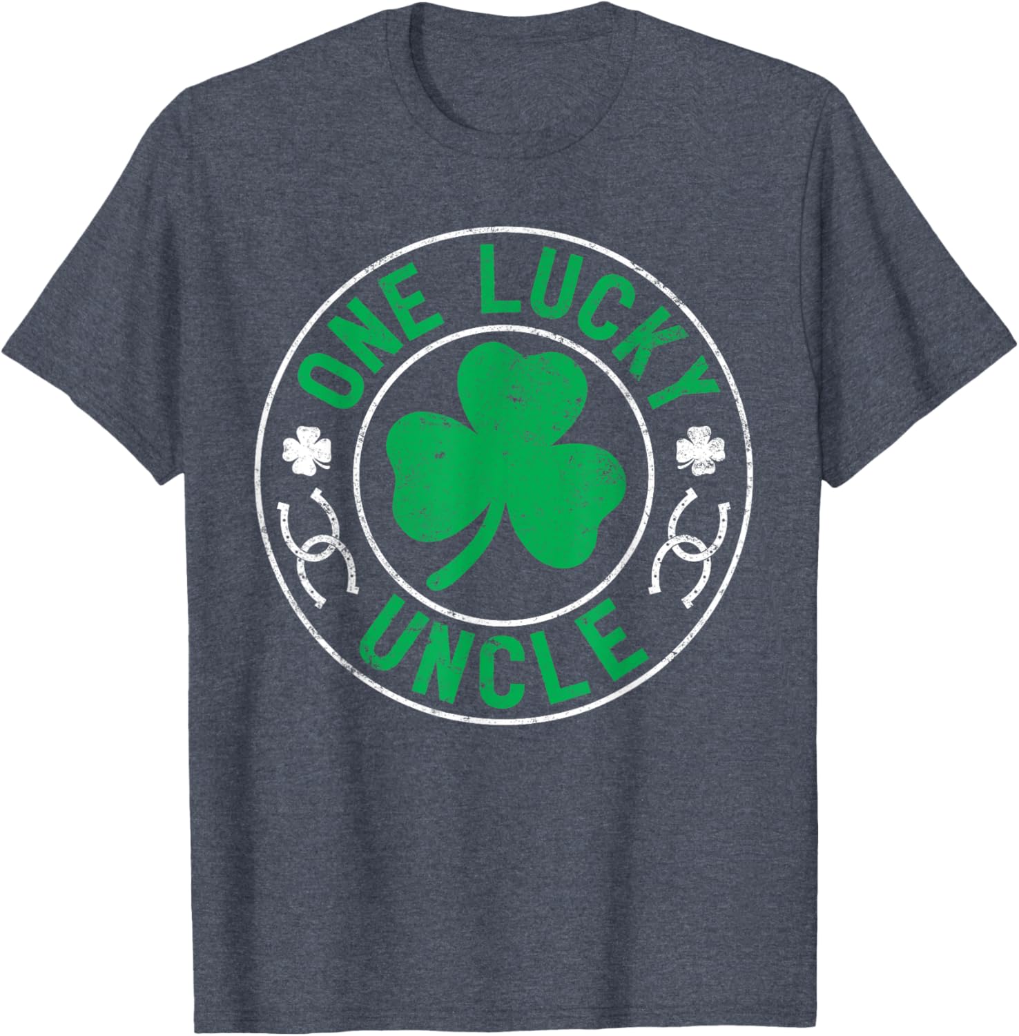 One Lucky Uncle St Patrick's Day Shamrock T-Shirt for Fun Celebrations - 14