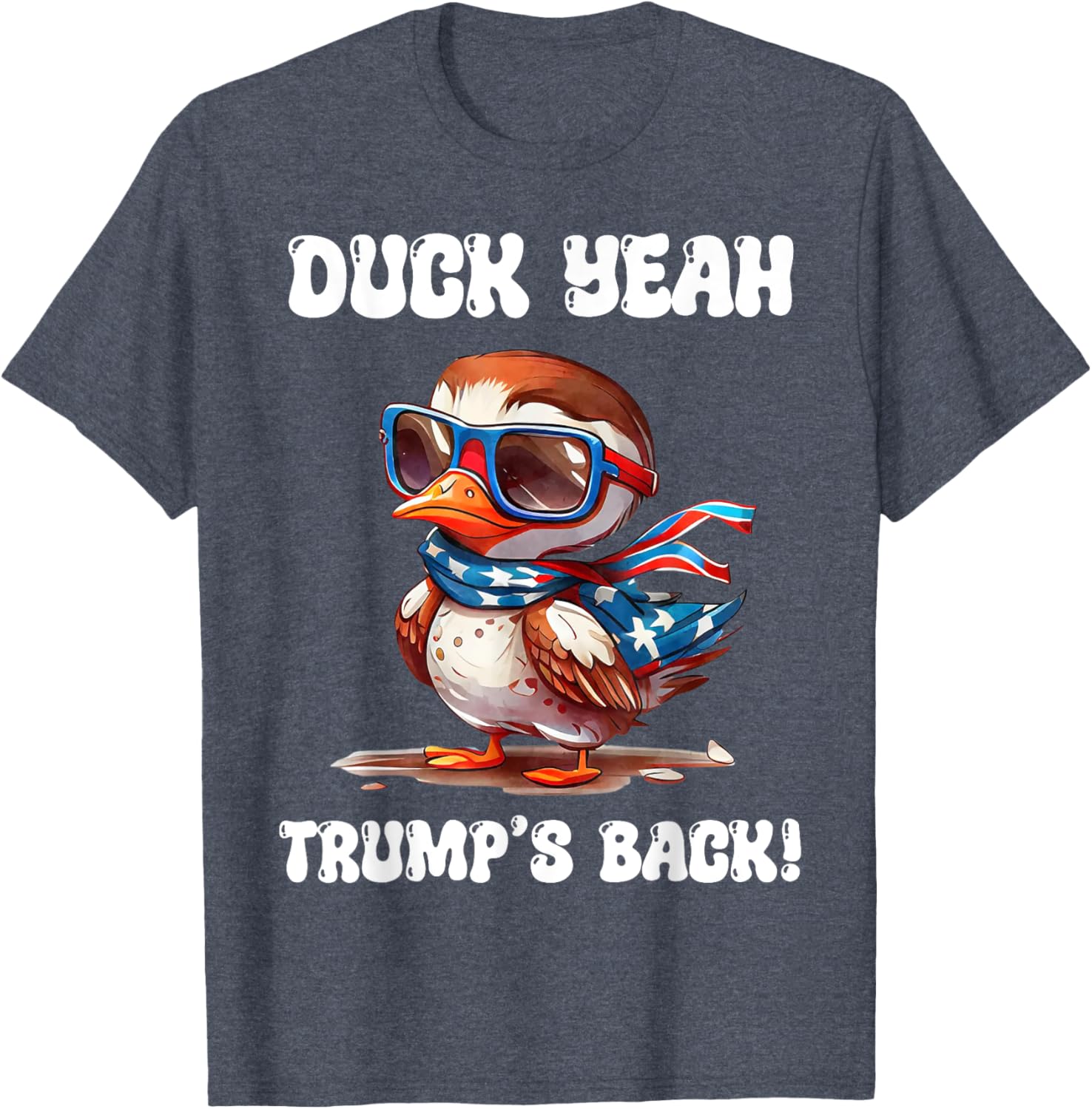Duck Yeah Trump Is Back T-Shirt for 47th President Fans - 9