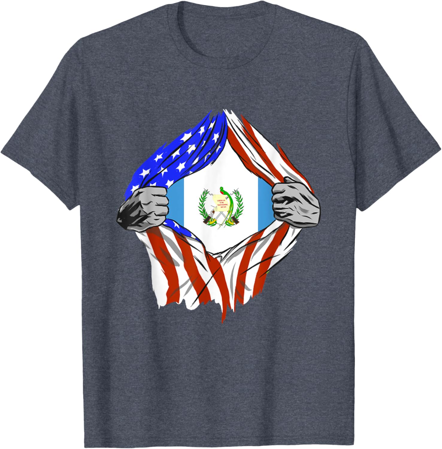 Guatemala Flag T-Shirt for Proud Patriots | Stylish American Apparel - 14
