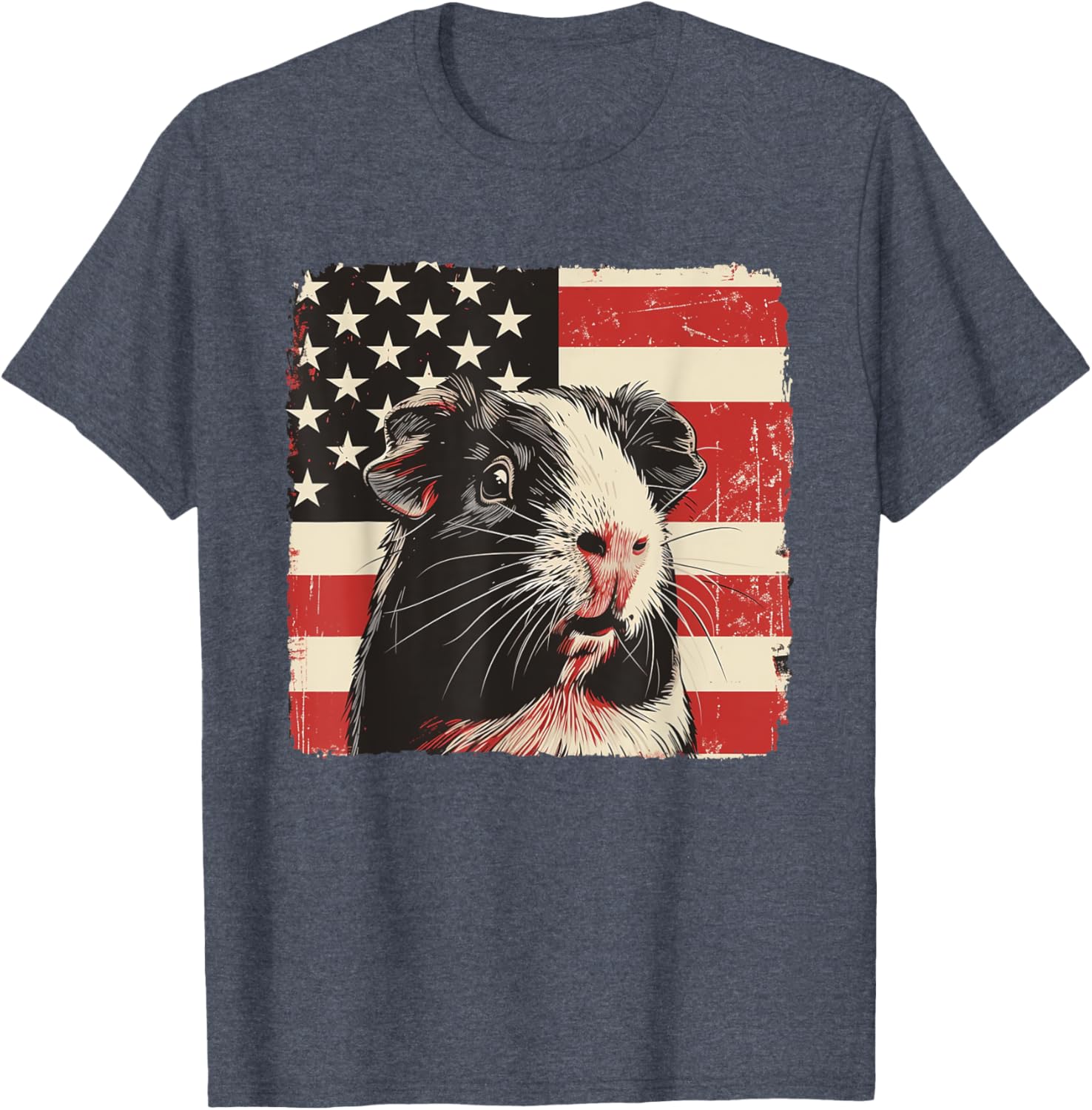 Patriotic Guinea Pig 4th of July T-Shirt for Boys and Kids - 18