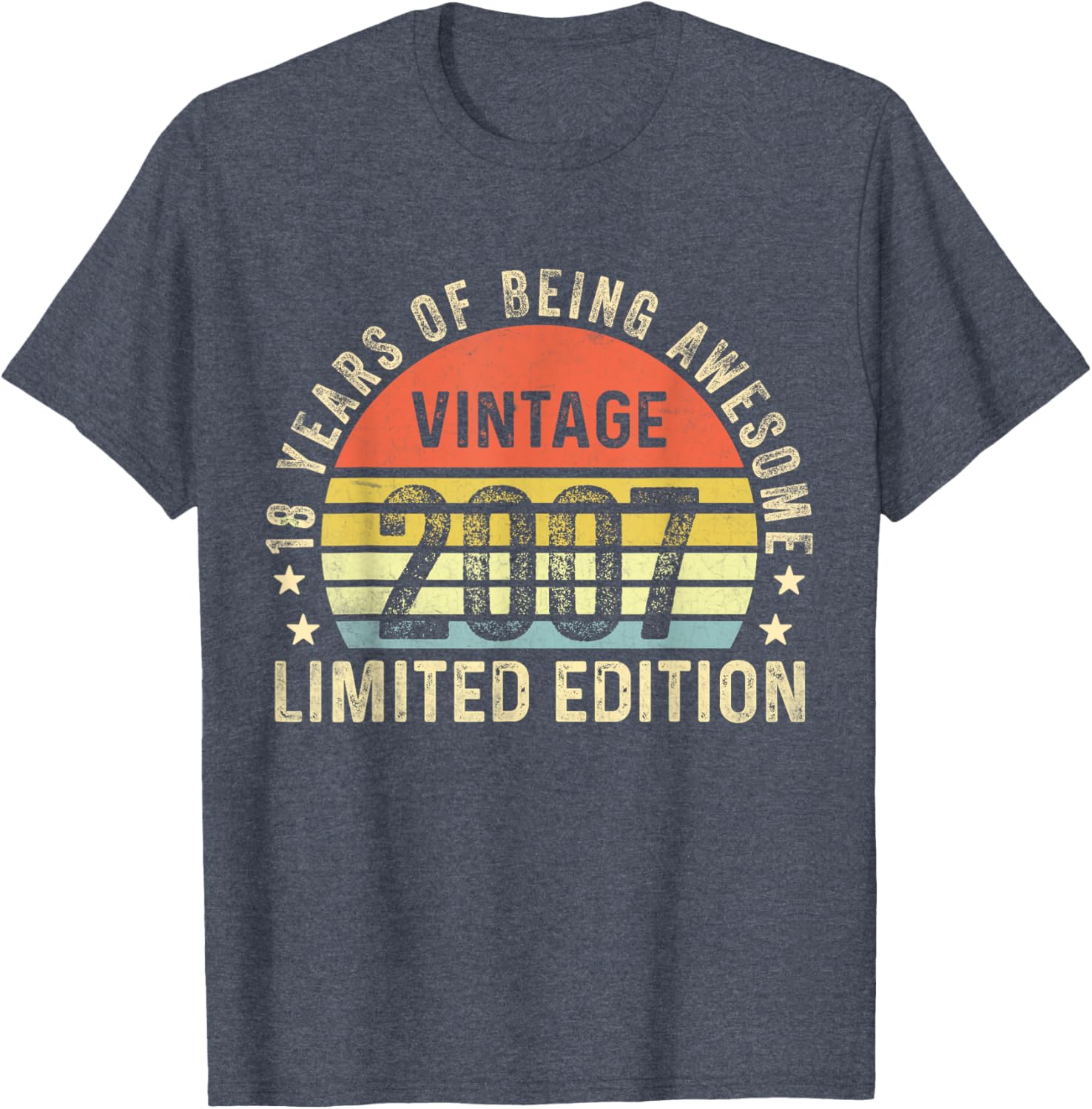 Vintage 2007 Limited Edition 18th Birthday T-Shirt Cool Gift Idea - 11