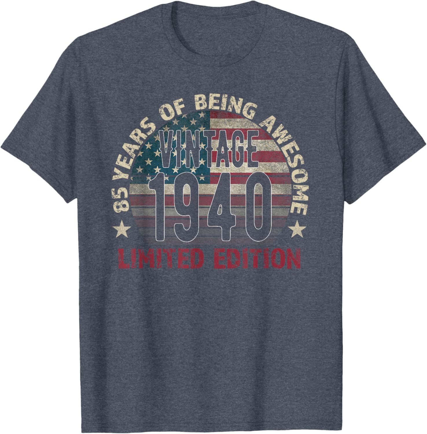 Vintage 85th Birthday T-Shirt for Men Born in 1940 - Perfect Gift Idea - 2