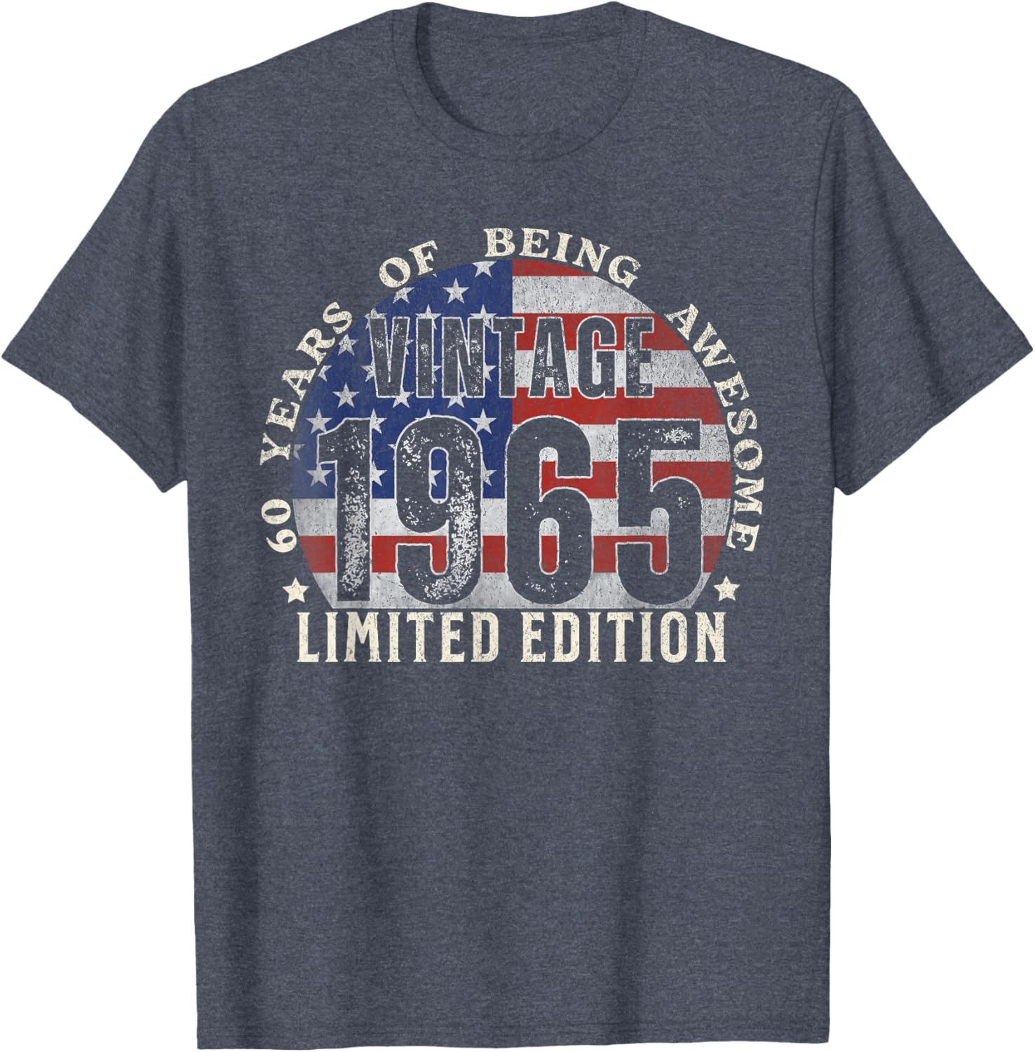 Vintage 1965 60th Birthday T-Shirt for a Unique Gift Celebration - 7