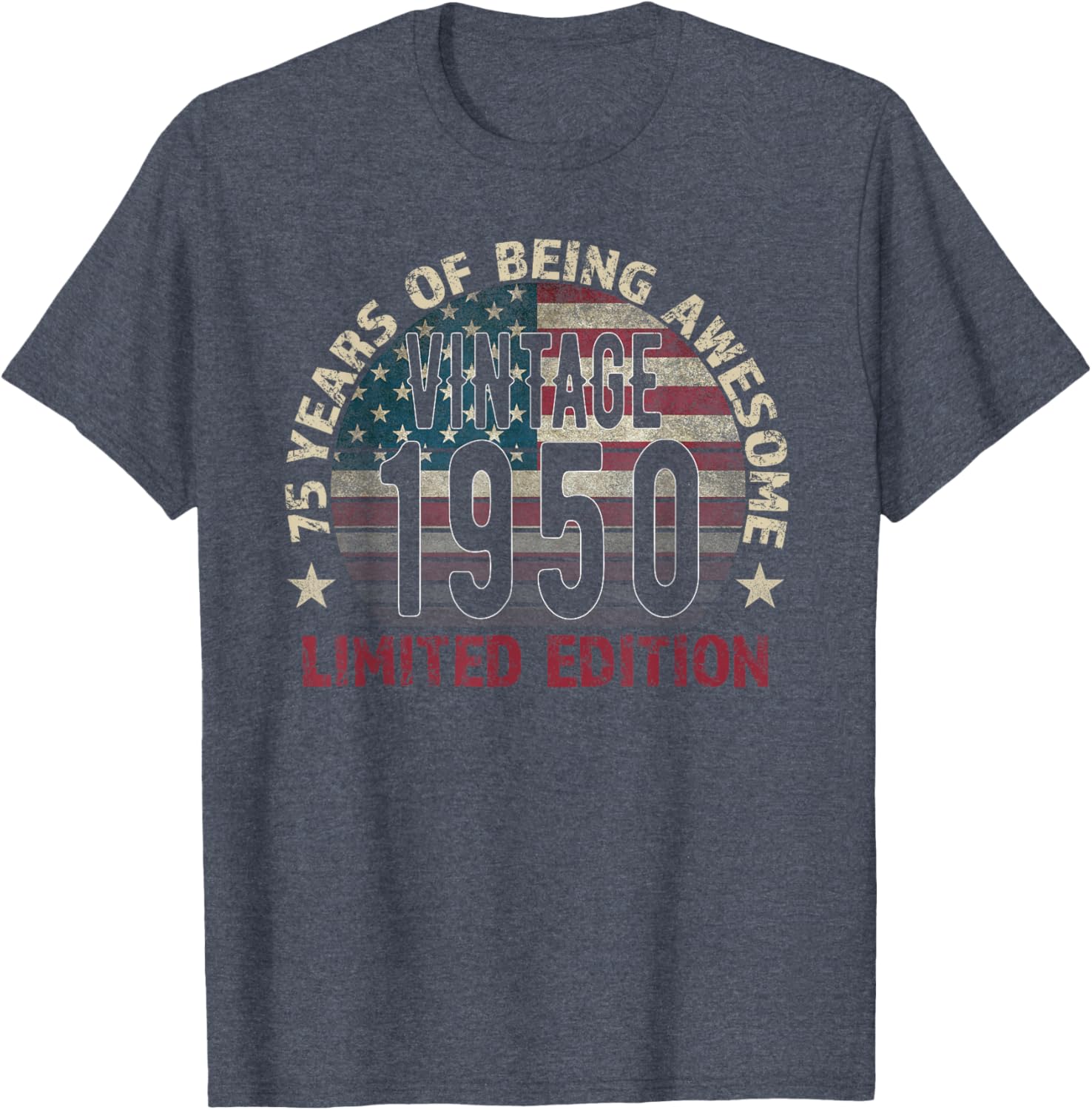 Vintage 1950 75th Birthday T-Shirt for Men Great Gift Idea - 10