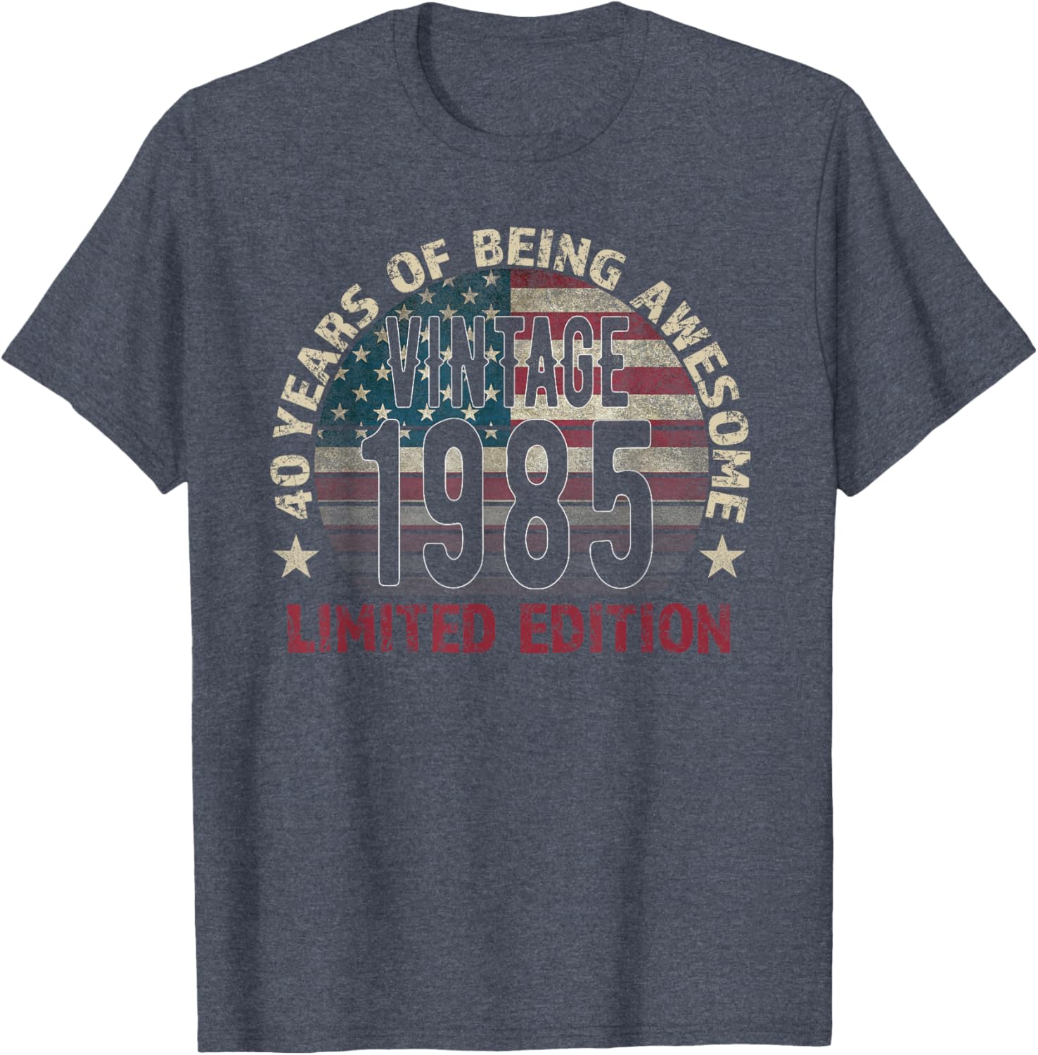 Vintage 1985 40th Birthday Gift T-Shirt for Men Turning 40 Years Old - 2