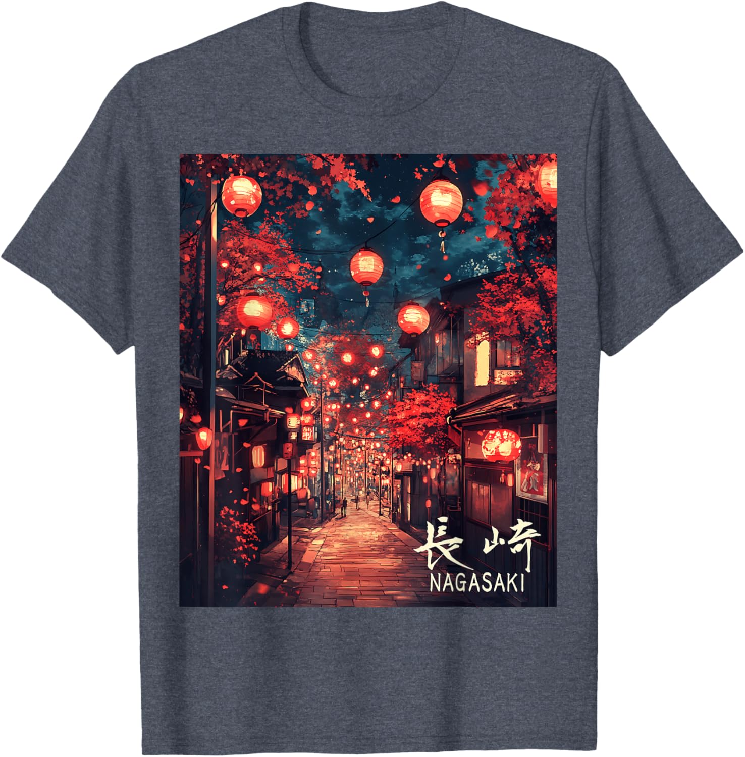 Japan Village Nagasaki Lantern Festival Streetwear T-Shirt for Unique Style - 10