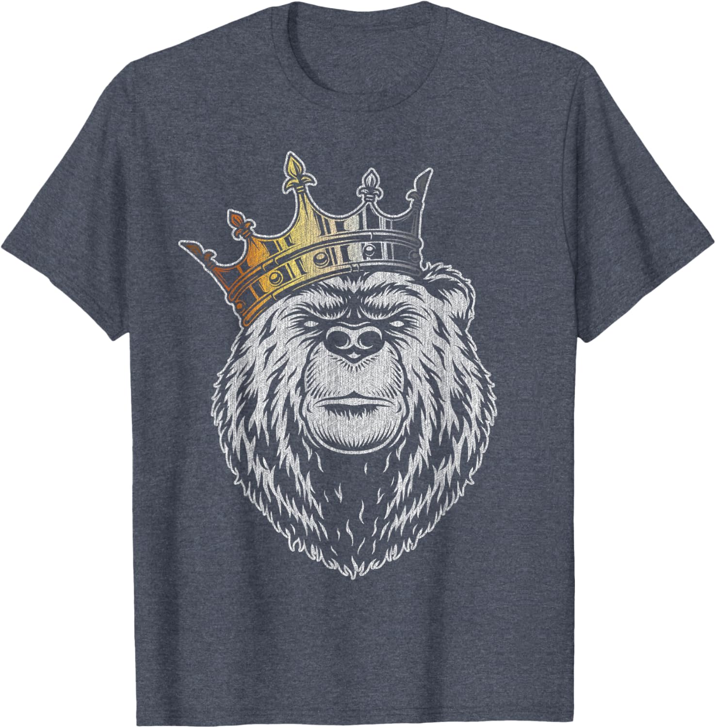 Bear Pride Majestic Crown T-Shirt in Bear Flag Colors for Everyone - 12