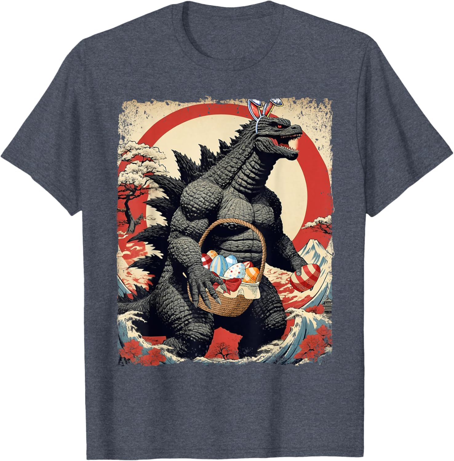 Kaiju Easter Vintage Shirt for Kids featuring Monster Eggs T-Shirt - 1