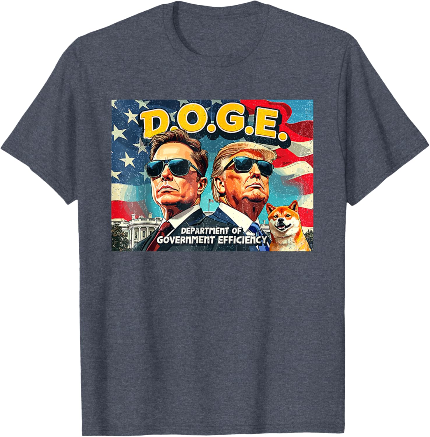 DOGE Department of Government Efficiency Trump 47th Anniversary T-Shirt - 27